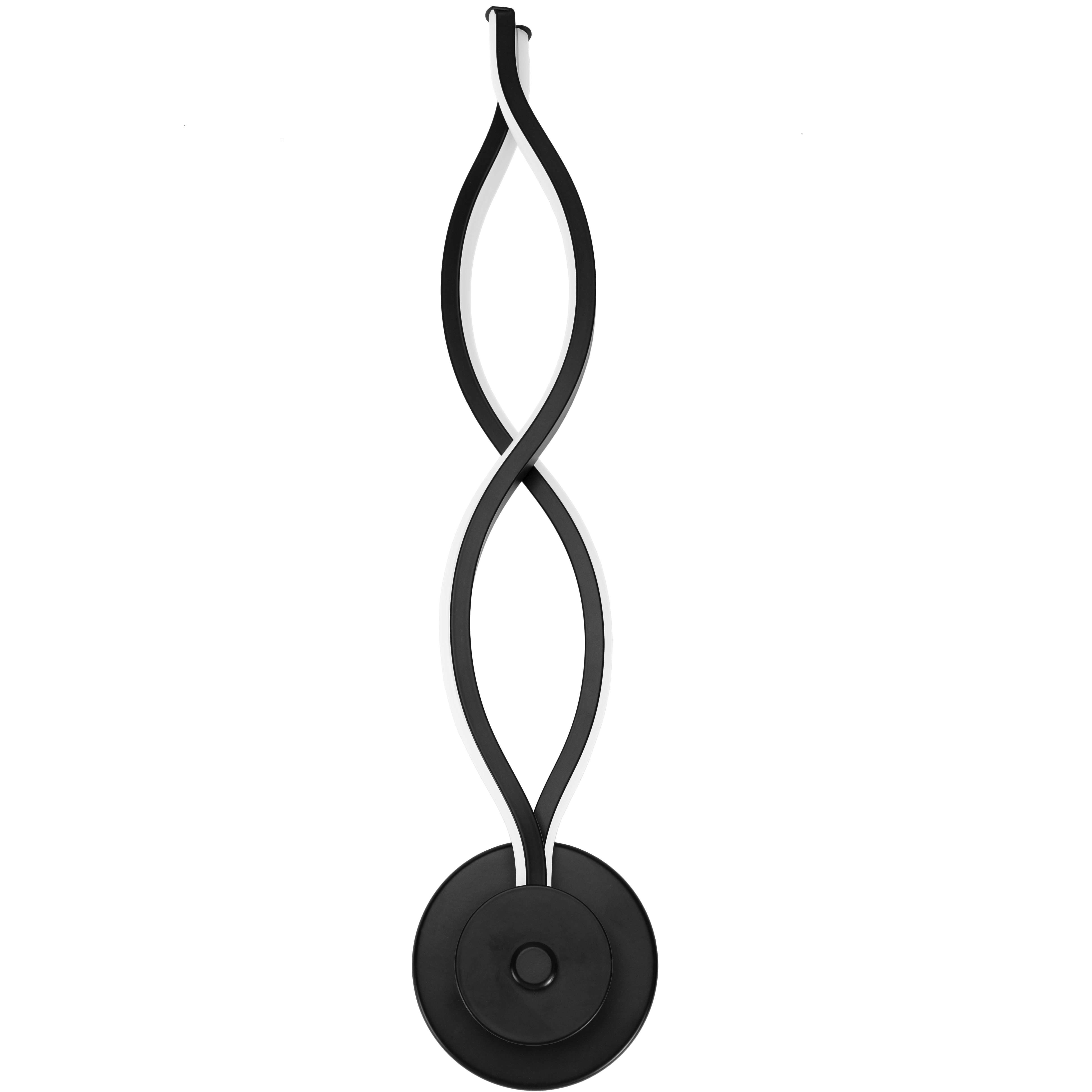 TOOLIGHT vägglampa APP1048-W svart, 45x10x45cm