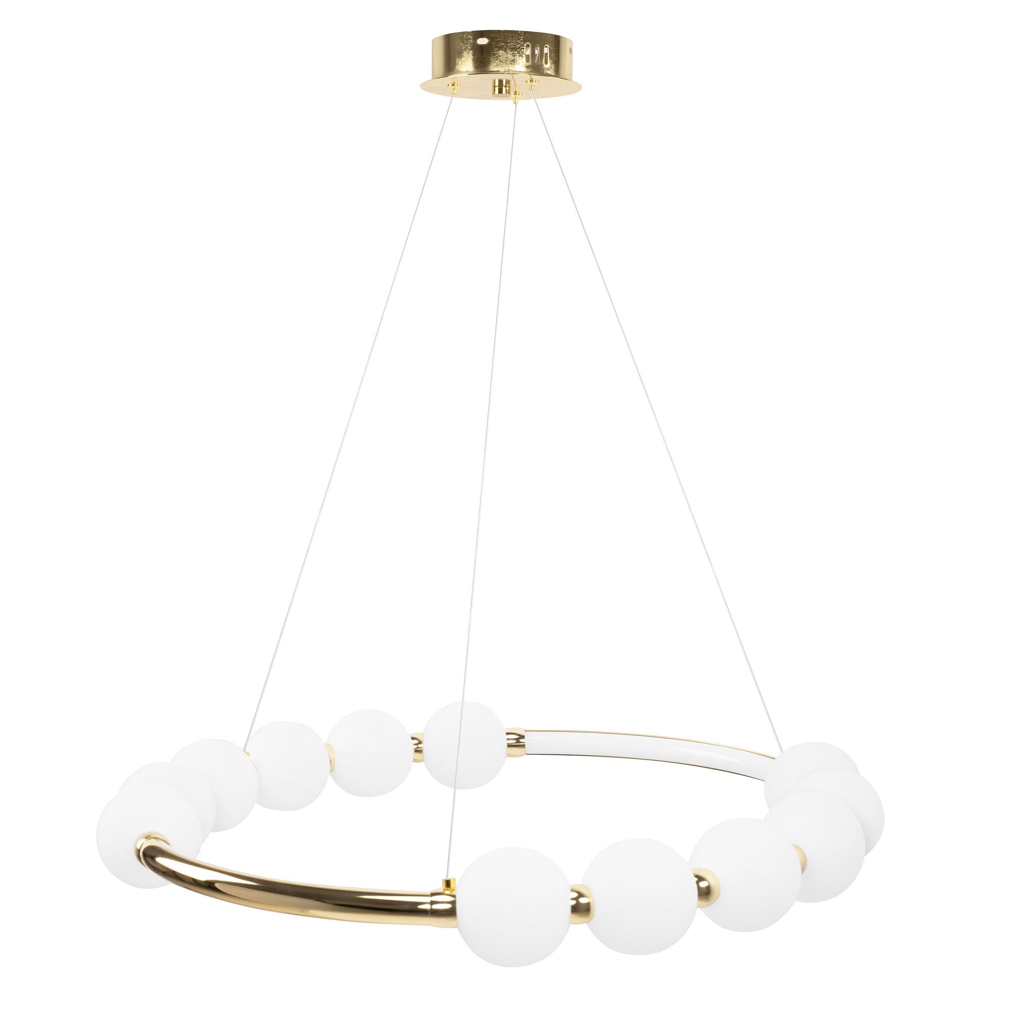 TOOLIGHT hängande taklampa LED APP1553-CP Guld 62x62x131cm