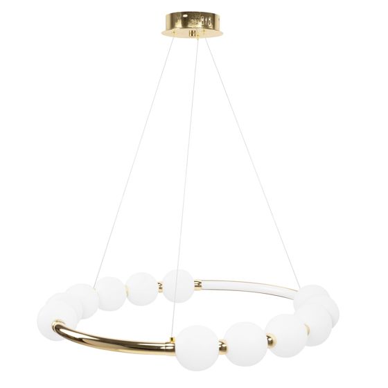 TOOLIGHT hängande taklampa LED APP1553-CP Guld 62x62x131cm