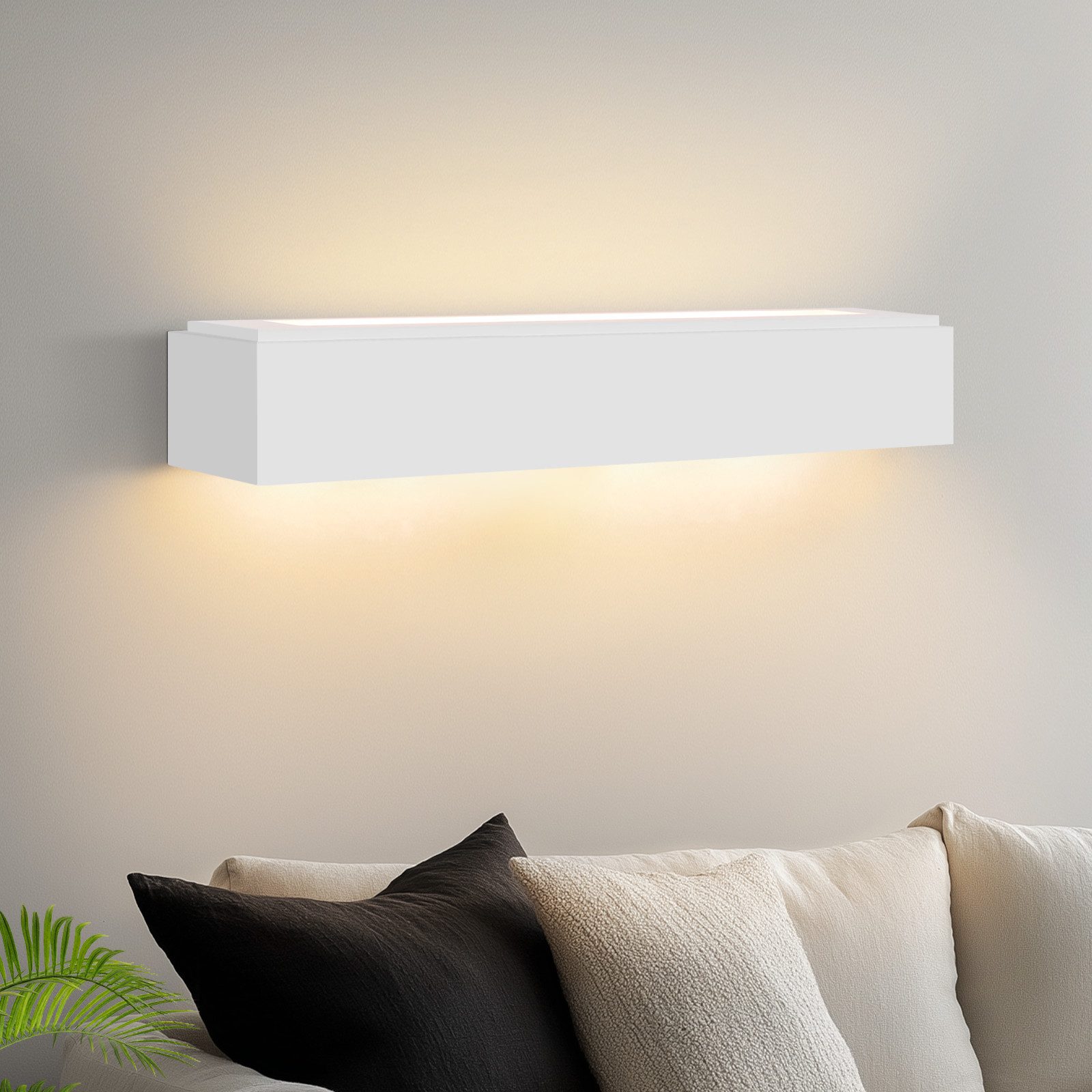 NETTLIFE modern G9 vit gipsvägglampa för hall, trappa, upp och ner