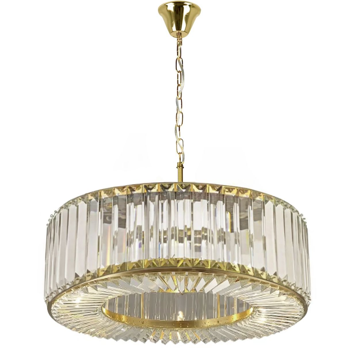 TOOLIGHT hängande taklampa APP1652-6CP 50CM Guld 50x50x18cm