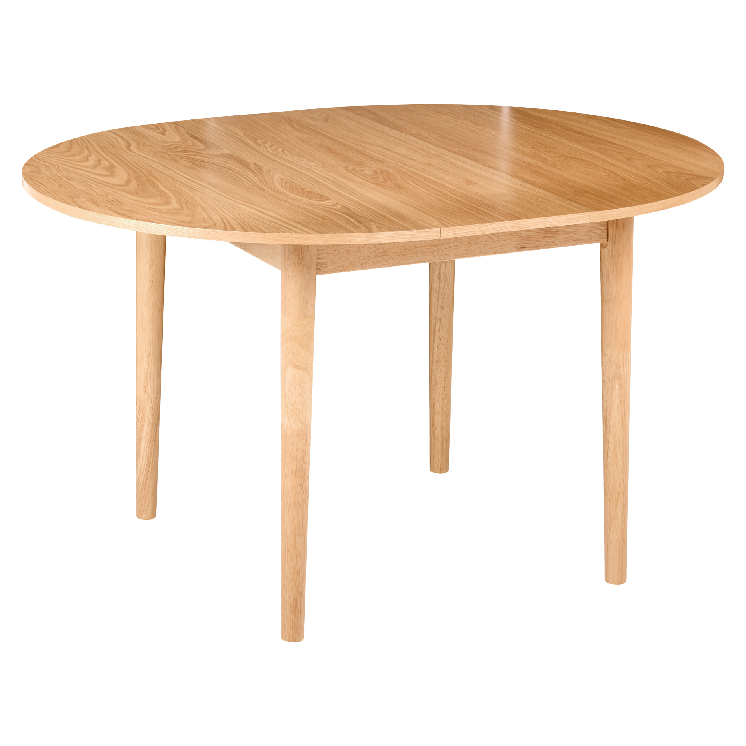Förlängningsbart matbord ECHO Ljus ekfanér 107/137 cm 107 cm