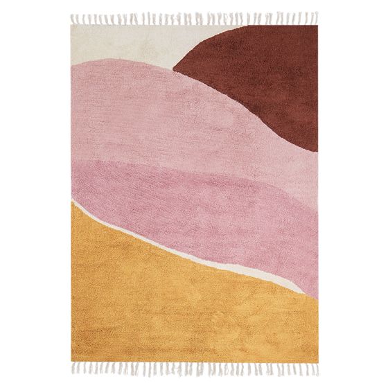 Matta XINALI Rosa 140 x 200 cm Bomull