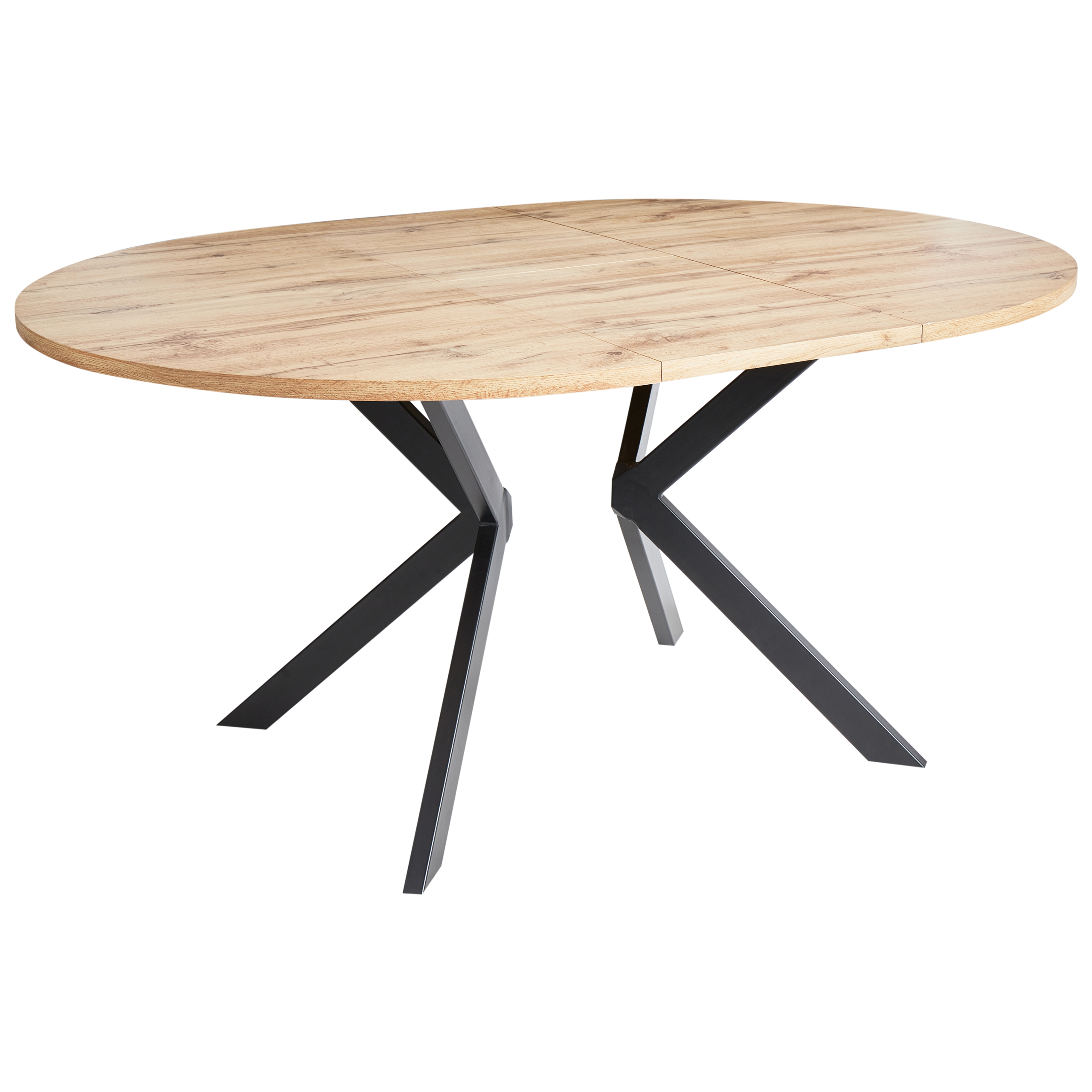 Förlängningsbart matbord CARLEA Ljusbrun 120/160 cm 120 cm