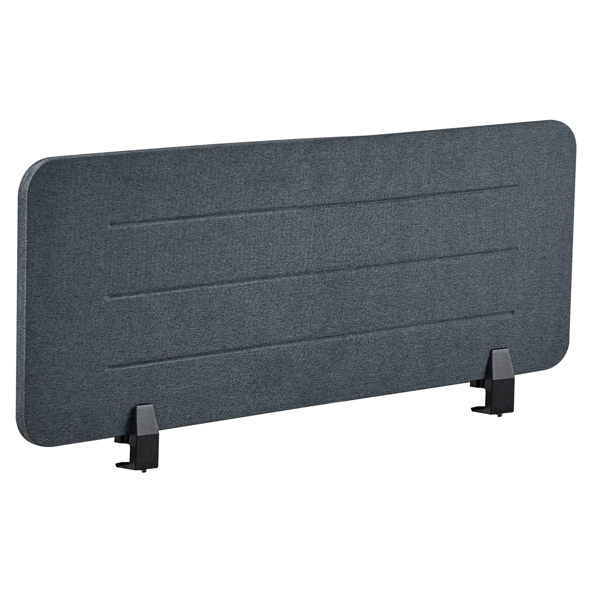 Skiljevägg för skrivbord ZIGGY 120 x 40 cm Mörkgrå