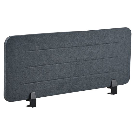 Skiljevägg för skrivbord ZIGGY 120 x 40 cm Mörkgrå