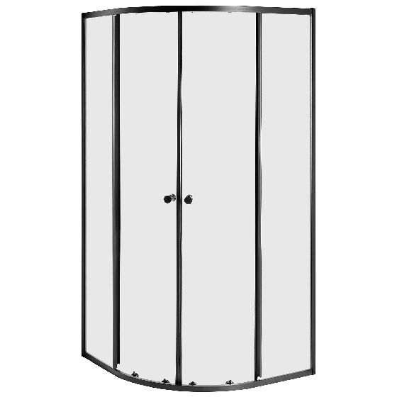 Duschväggar ONELLI 900 x 900 x 1900 mm Svart