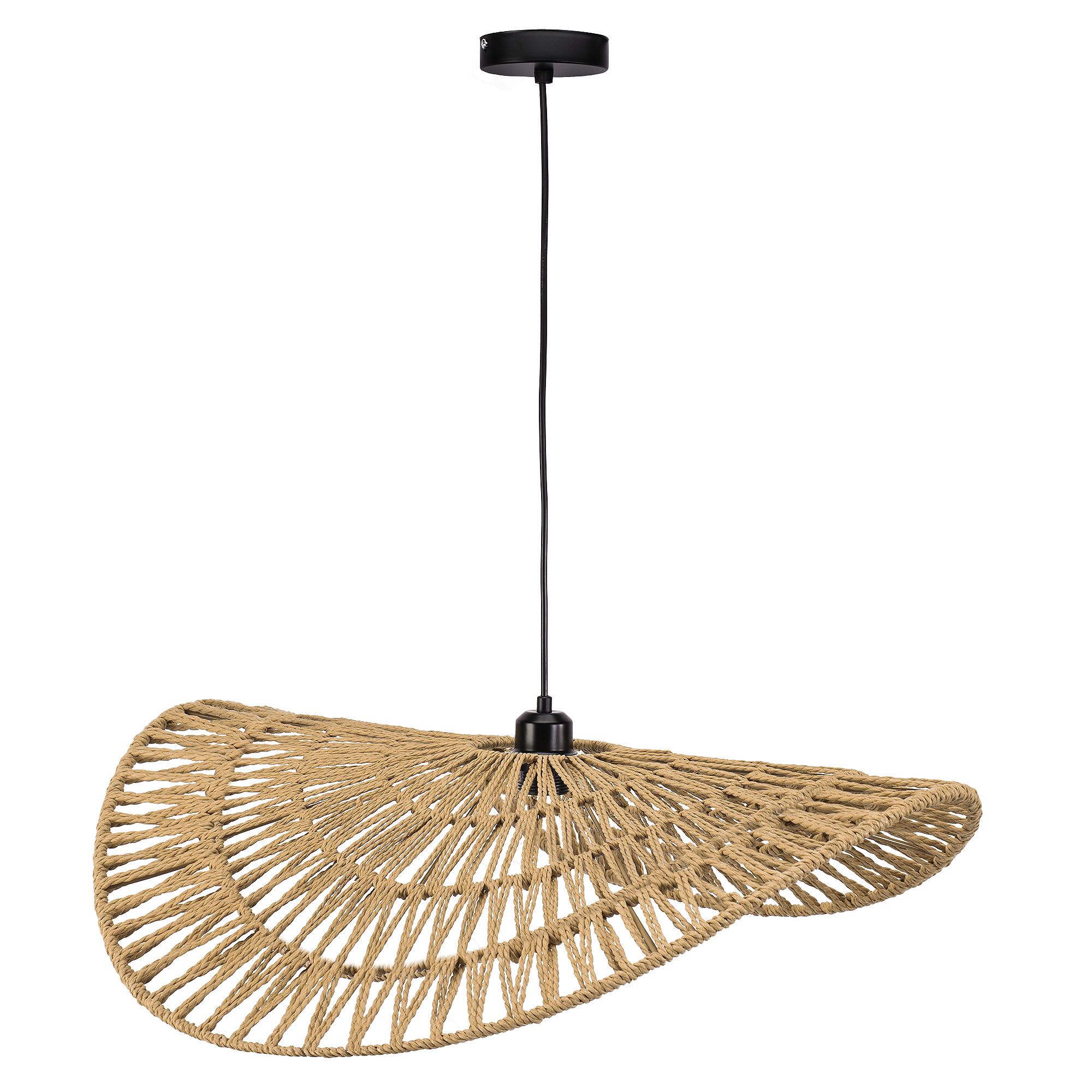 TOOLIGHT hängande taklampa APP1740-1CP 80CM Brun 83x80x132,5cm