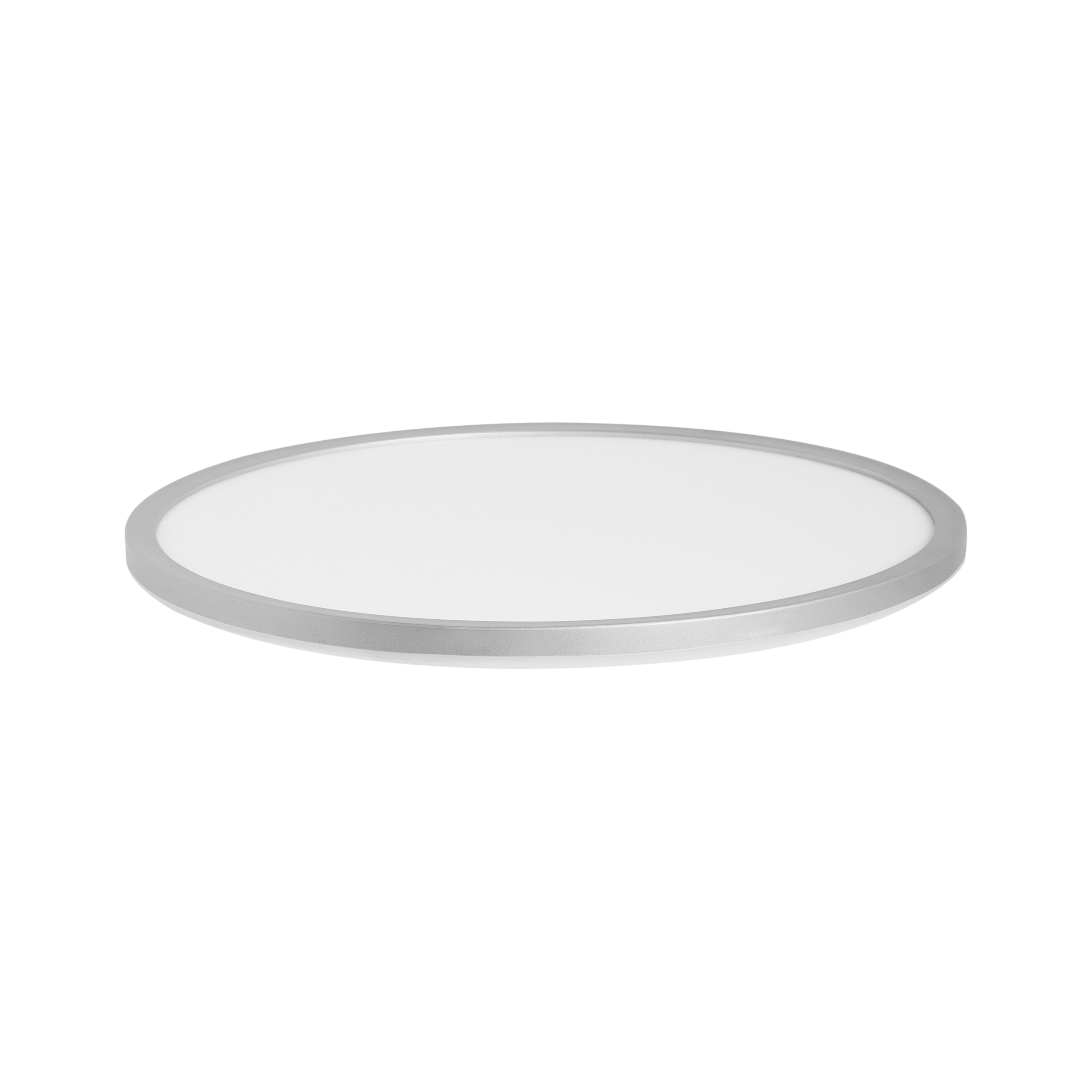 LED-taklampa VELORA med fjärrkontroll med dimmer Silver