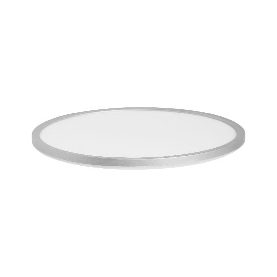 LED-taklampa VELORA med fjärrkontroll med dimmer Silver