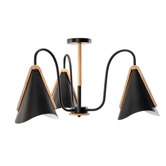TOOLIGHT taklampa APP605-3C Svart 55x55x37cm