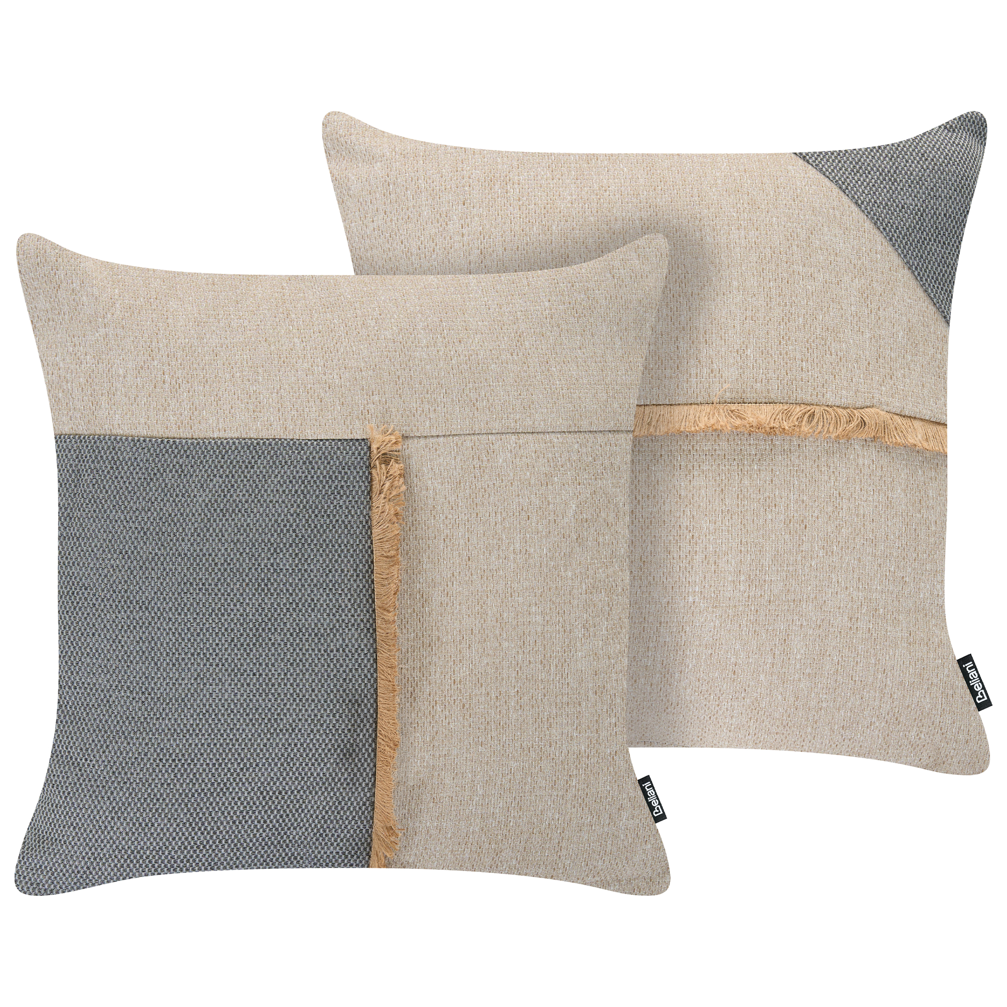 Set med 2 utomhusdynor CARYOTA Monokromt 45 x 45 cm Beige