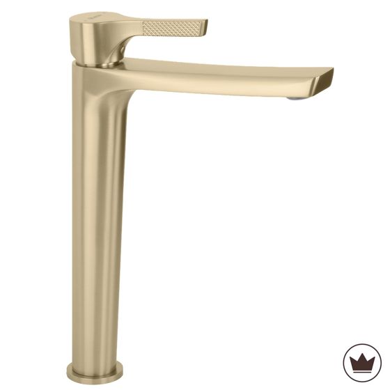 REA Premium tvättställsblandare Maxim , Borstat guld, 16,7x21x29,4cm