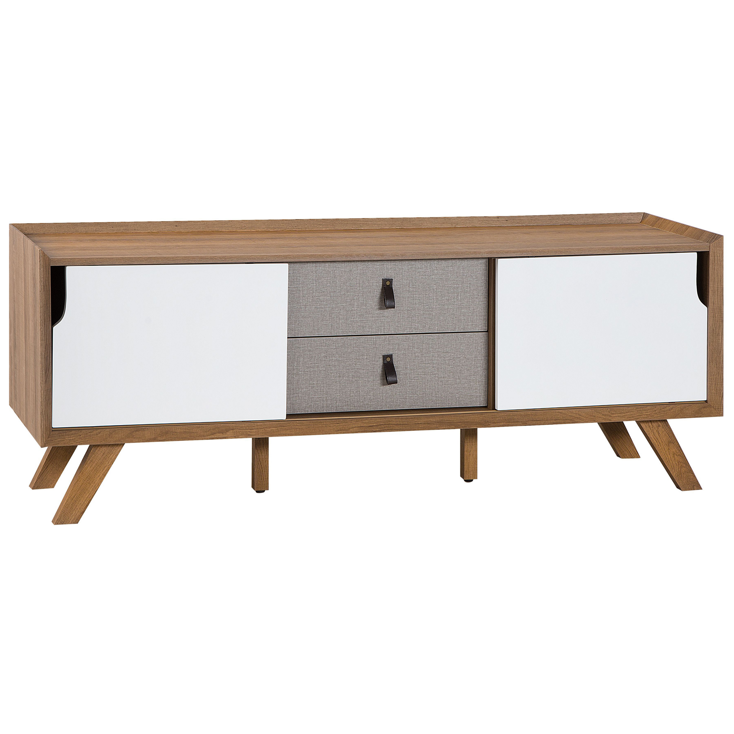 TV-bänk ACTON Brun/ Vit