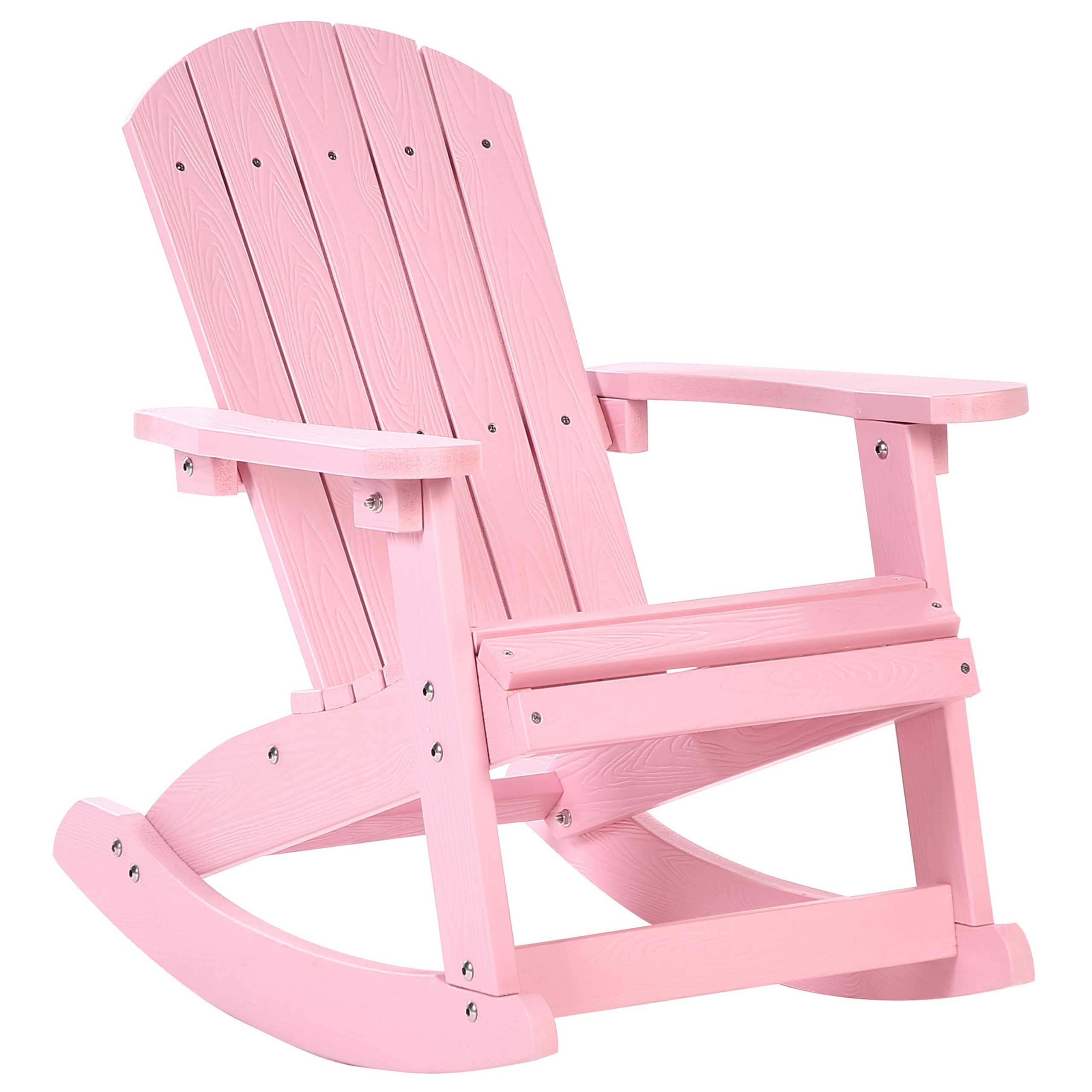 Trädgårdsgungstol för barn ADIRONDACK Pastellrosa