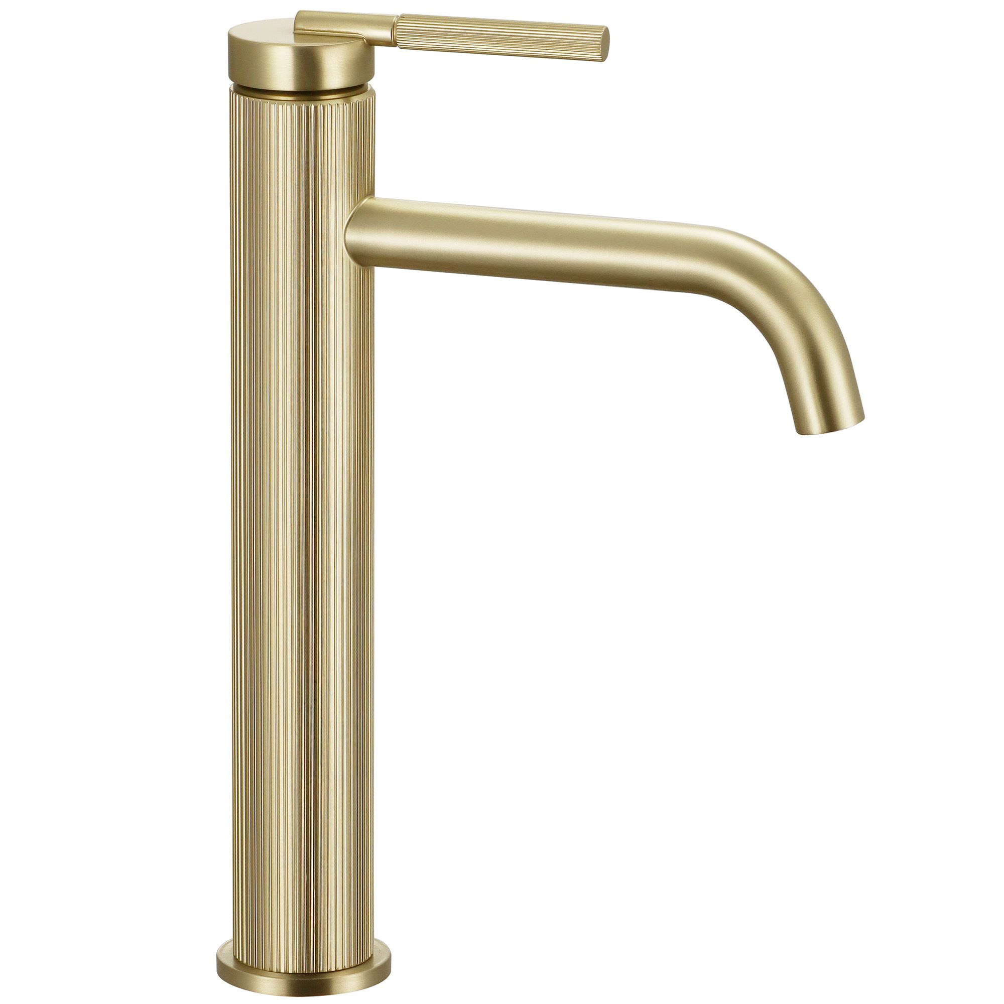 REA Tvättställsblandare JS-B348-1BG ARGON Hög Borstat Guld, 14,5x5x29,5cm