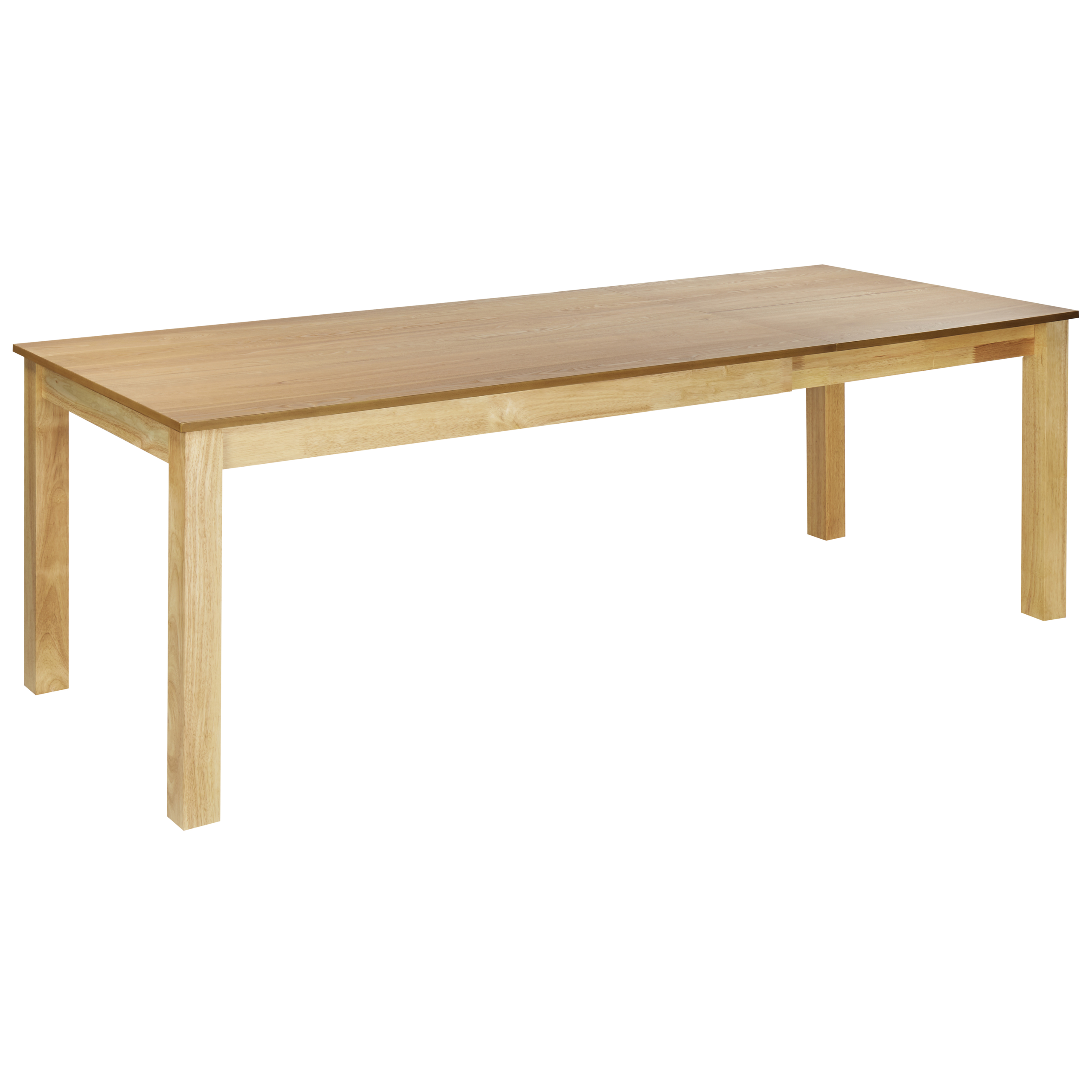 Förlängningsbart matbord MADURA Naturlig askfanér 160/240 cm 90 cm