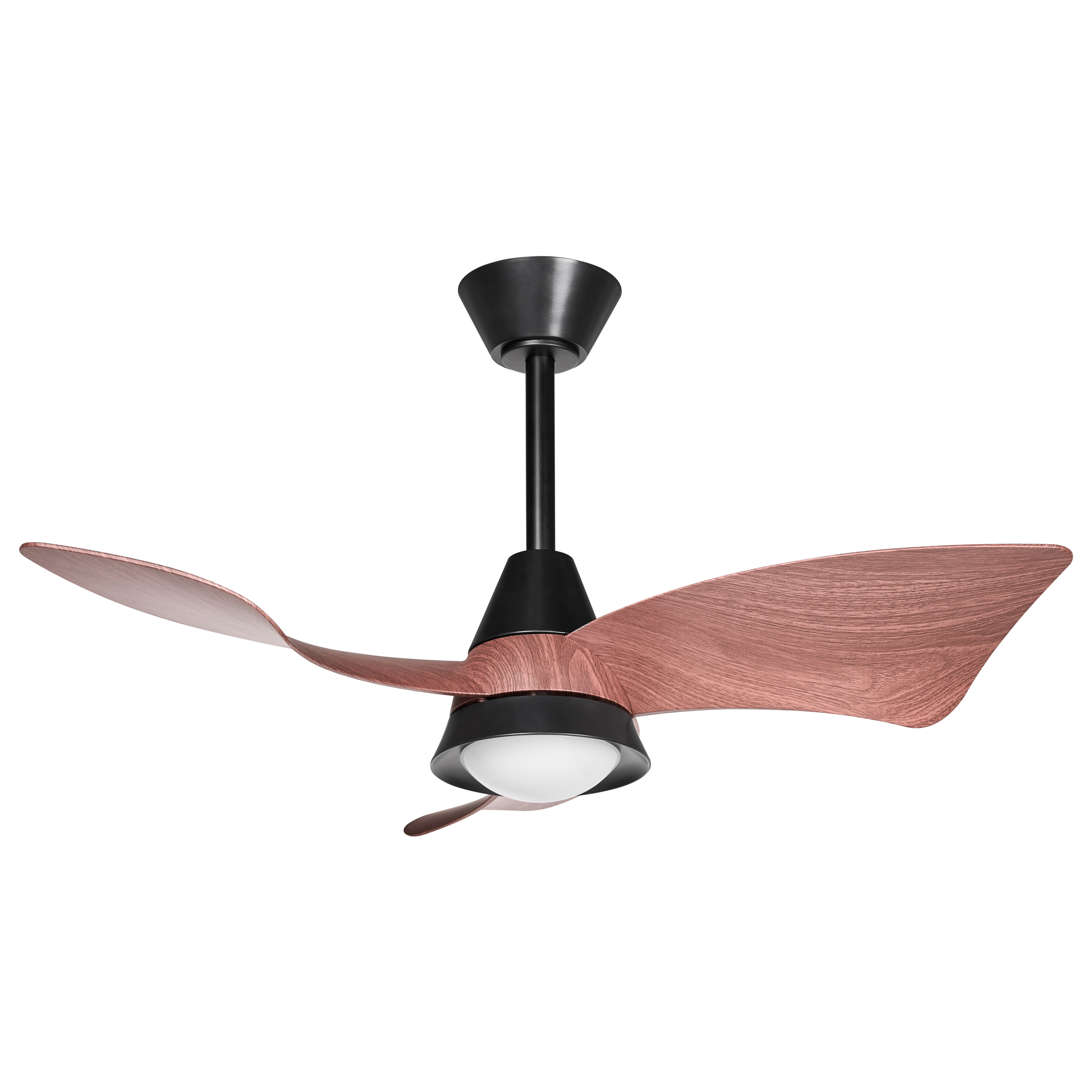 Takfläkt med lampa HAINES med fjärrkontroll LED Svart