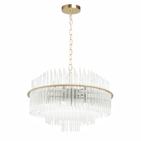 TOOLIGHT hängande taklampa APP1654-8CP 70CM Guld 70x70x55cm