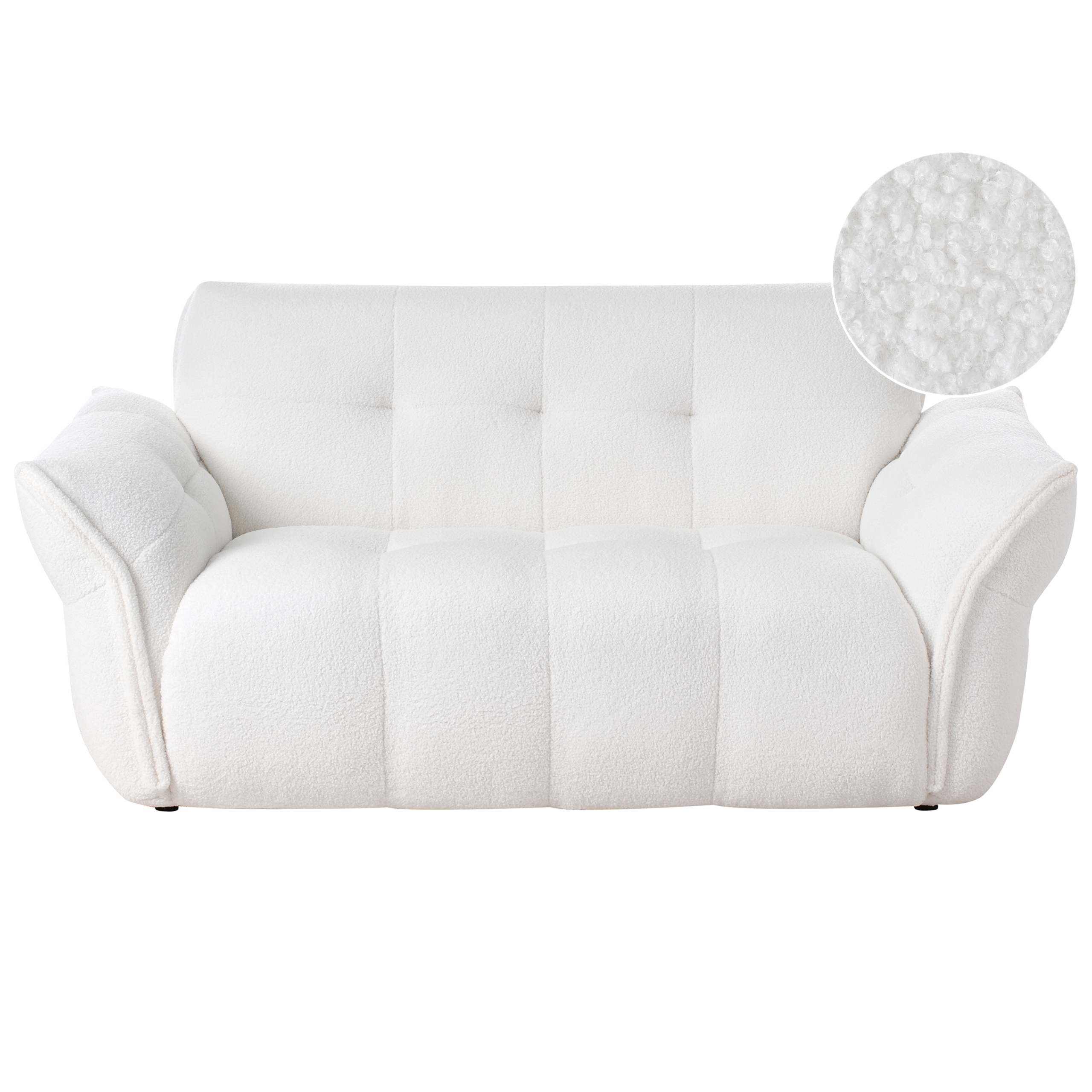 Soffa 2-sits HALBA Bouclé Vit