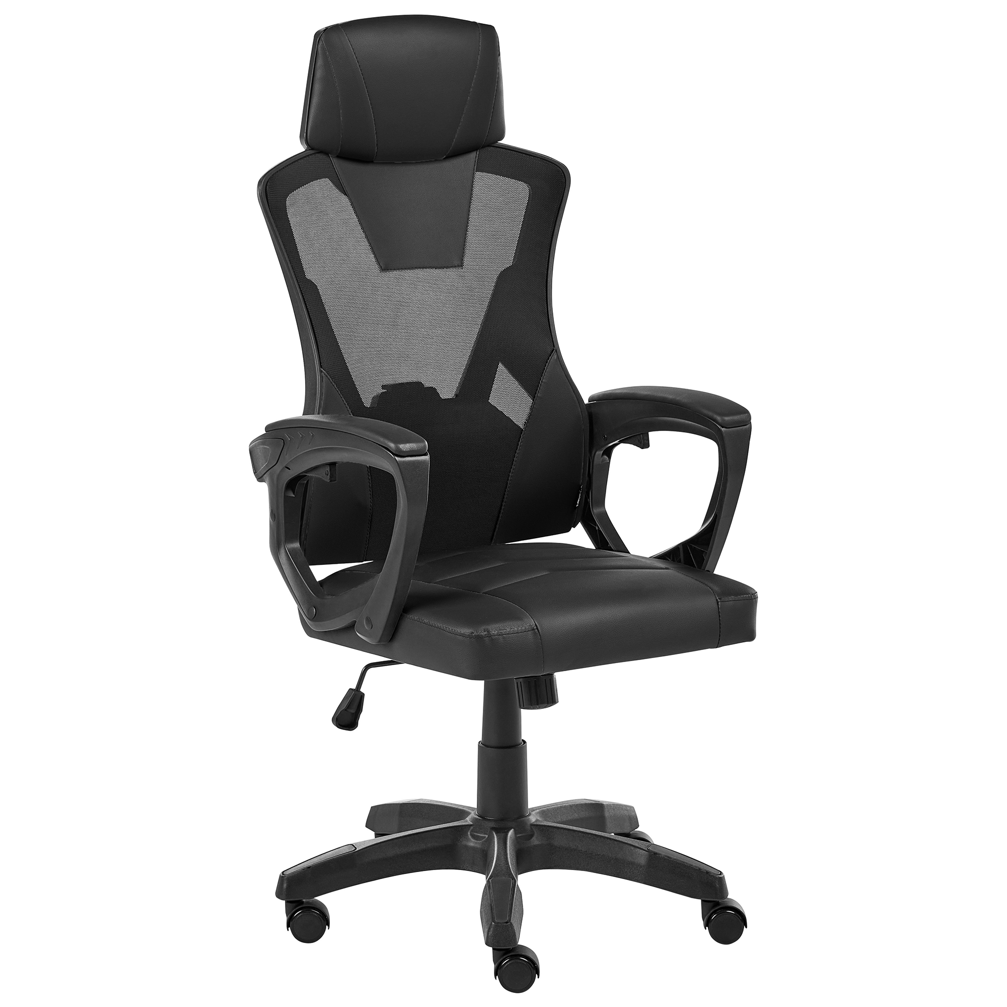 Kontorsstol IGNIS Konstläder Svart
