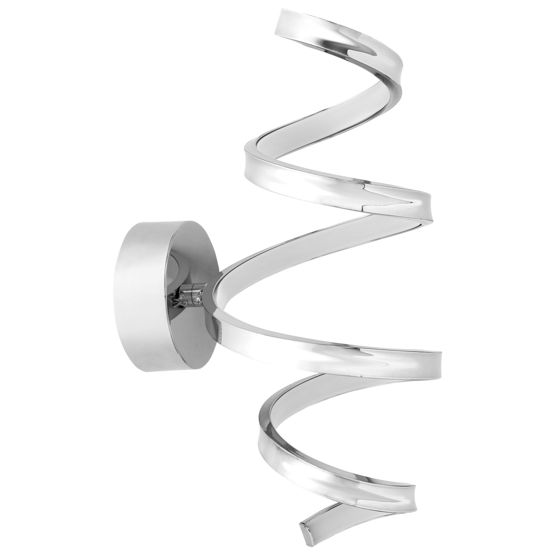 TOOLIGHT vägglampa LED APP828-W SPRING Krom 35x15x35cm