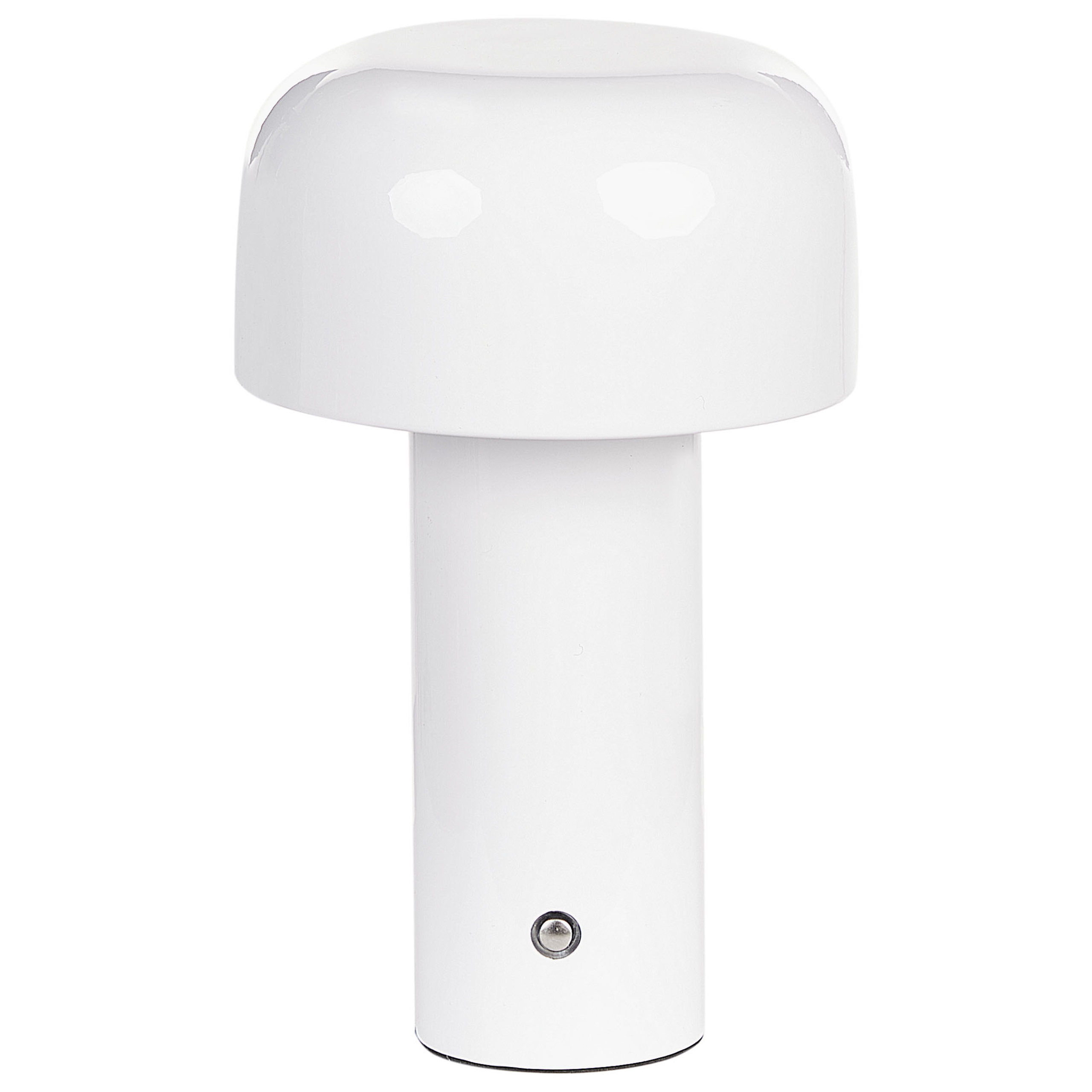 Trådlös LED-bordslampa BESOS med dimmer Metall Vit