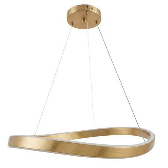 TOOLIGHT hängande taklampa SWE069-CP 80cm Borstat guld 80x80x5cm