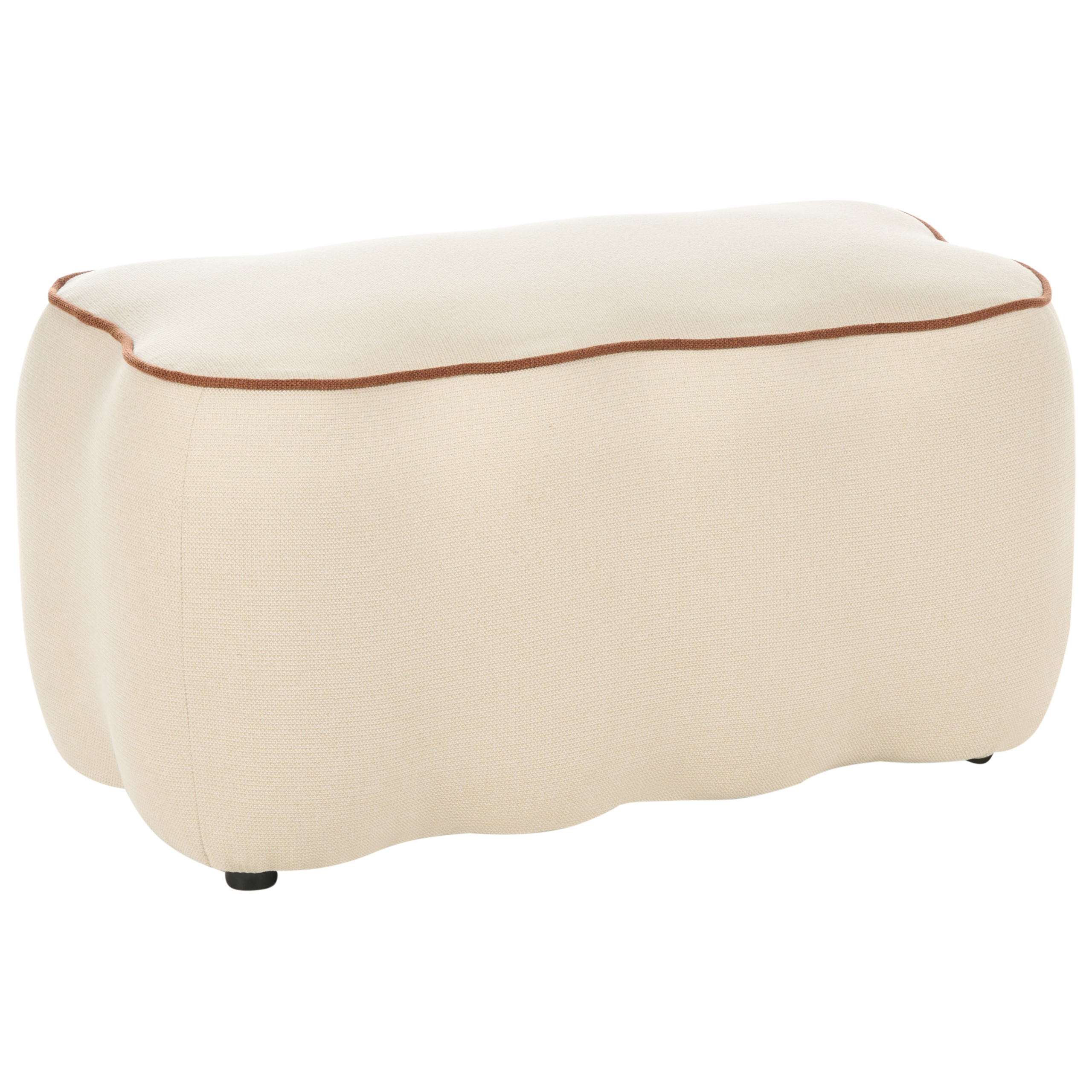 Klädd bänk JUNO Beige