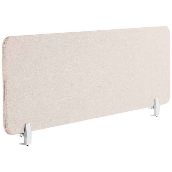Skiljevägg för skrivbord WALLY 160 x 40 cm Beige