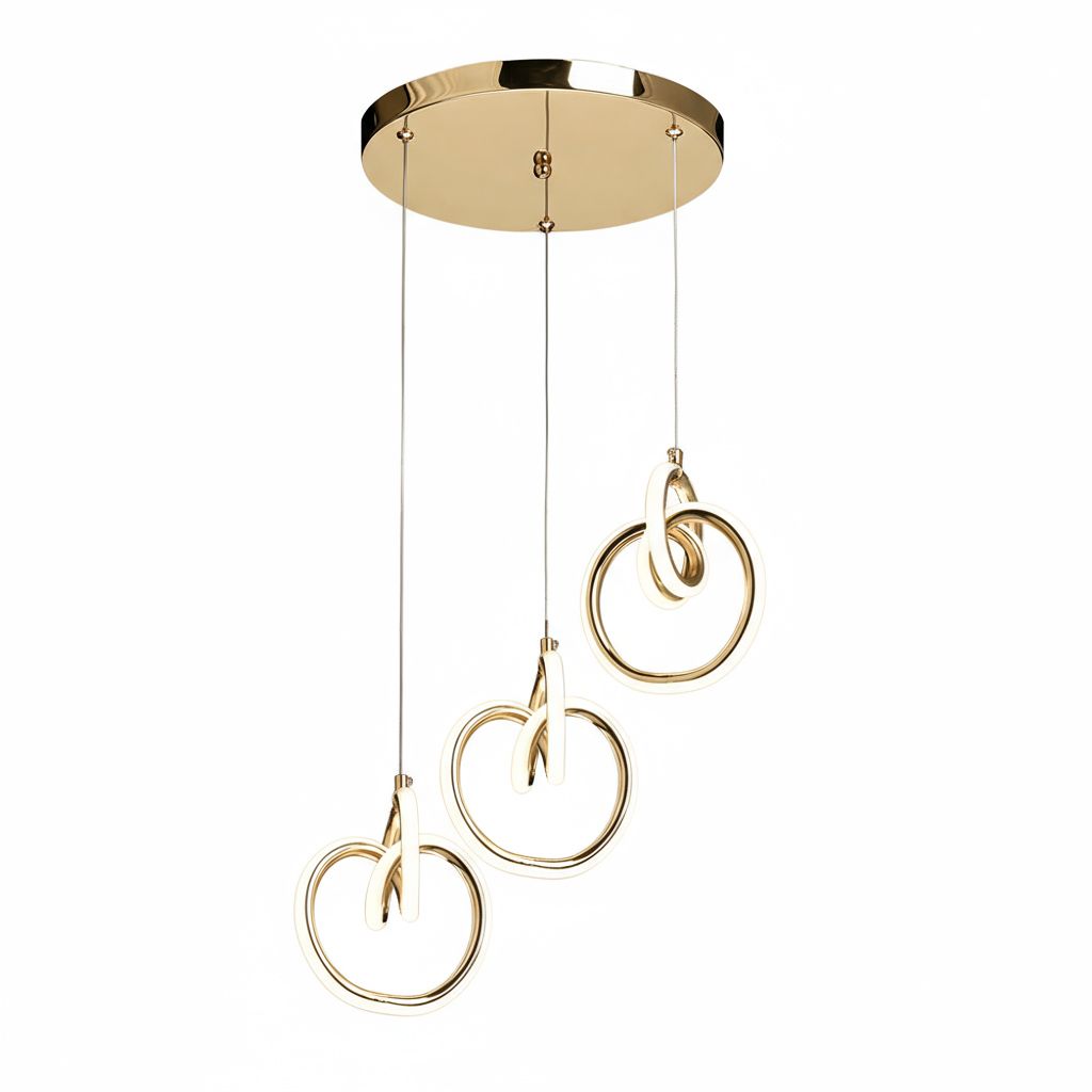 TOOLIGHT hängande taklampa LHJ093-3CP LED Guld 16x16xcm