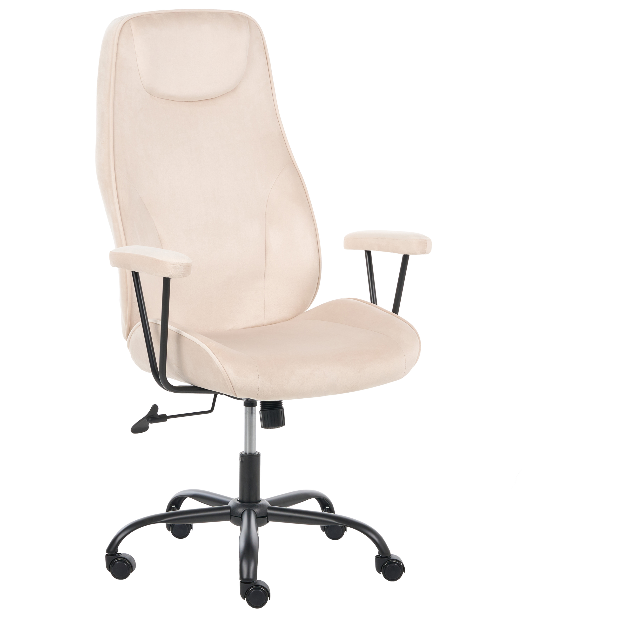 Kontorsstol TITAN Sammet Ljusbeige