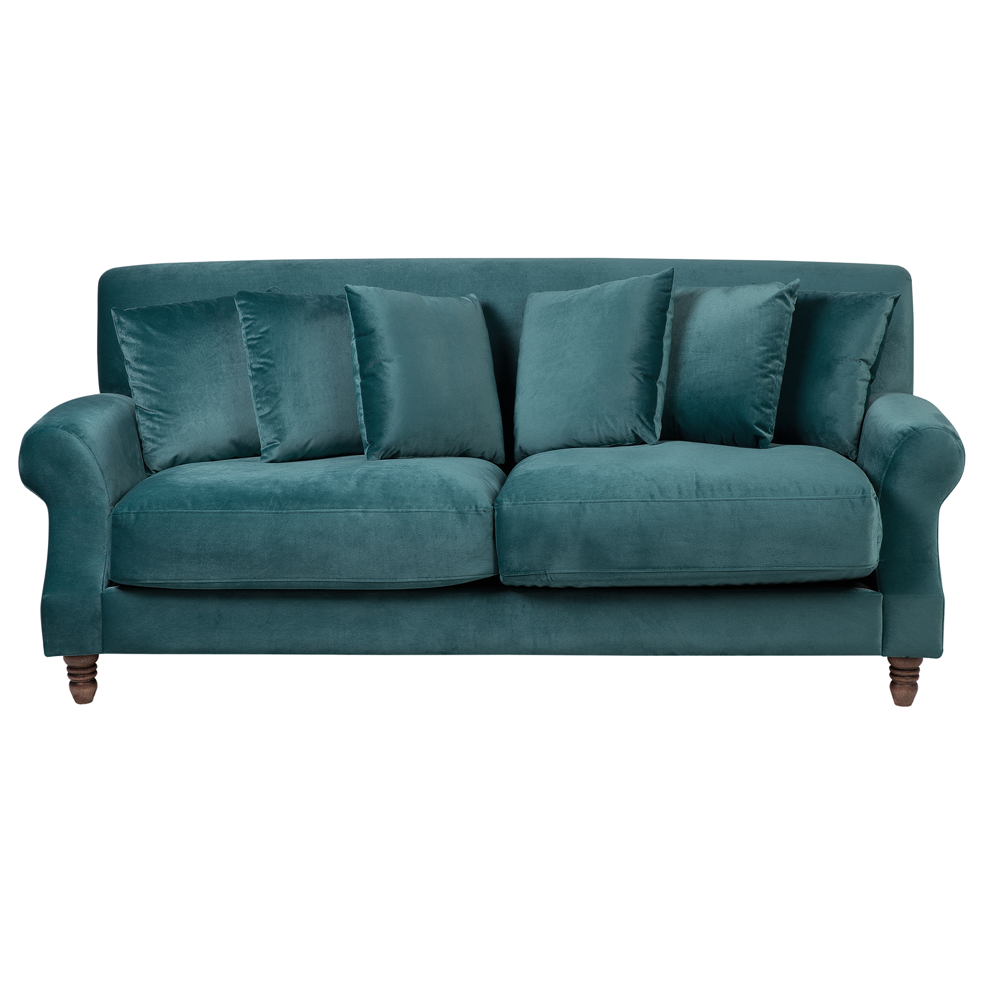 Soffa 2-sits EIKE Sammet Blågrön