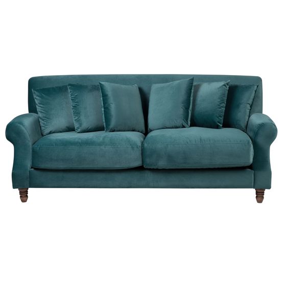 Soffa 2-sits EIKE Sammet Blågrön