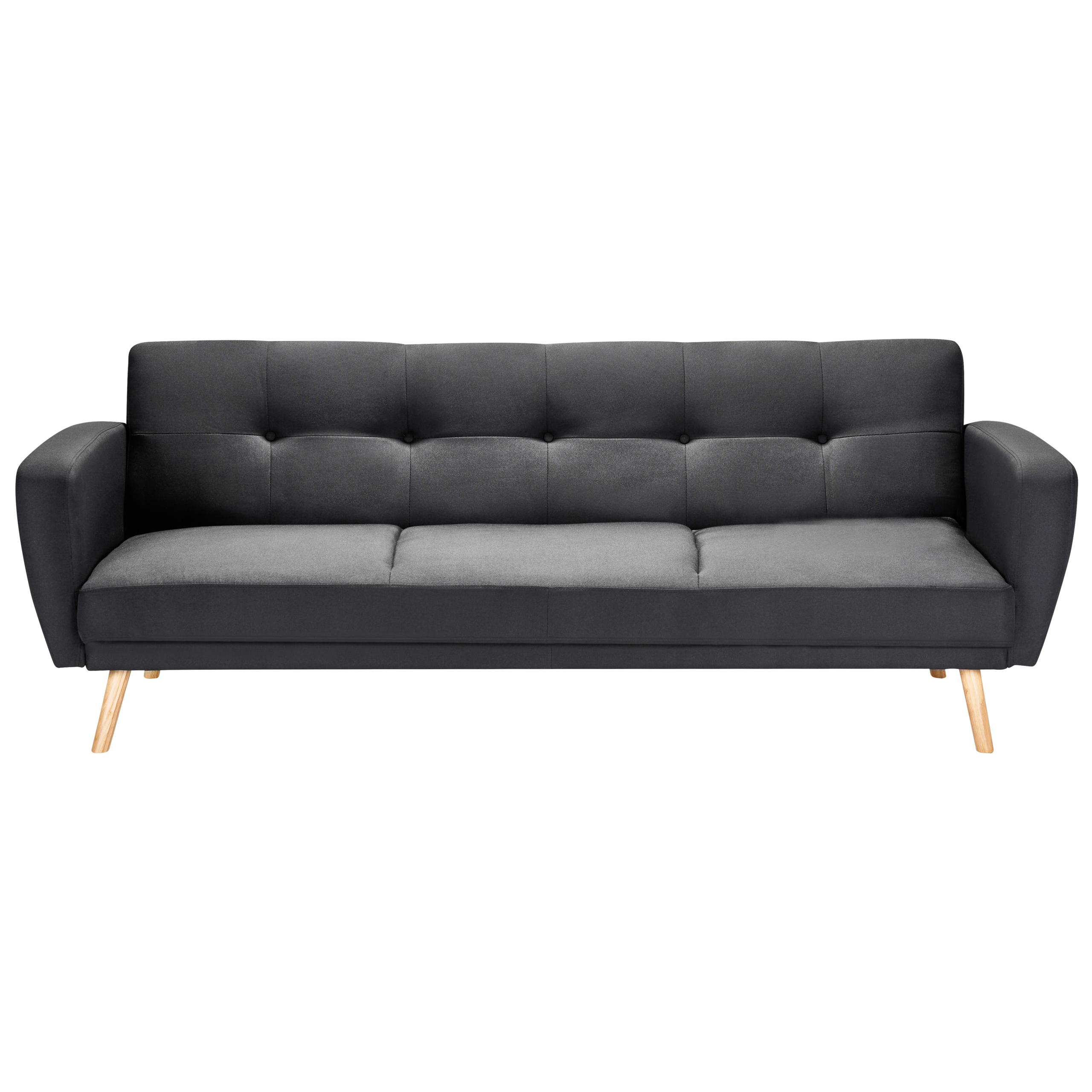 Bäddsoffa 3-sits FLORLI Svart