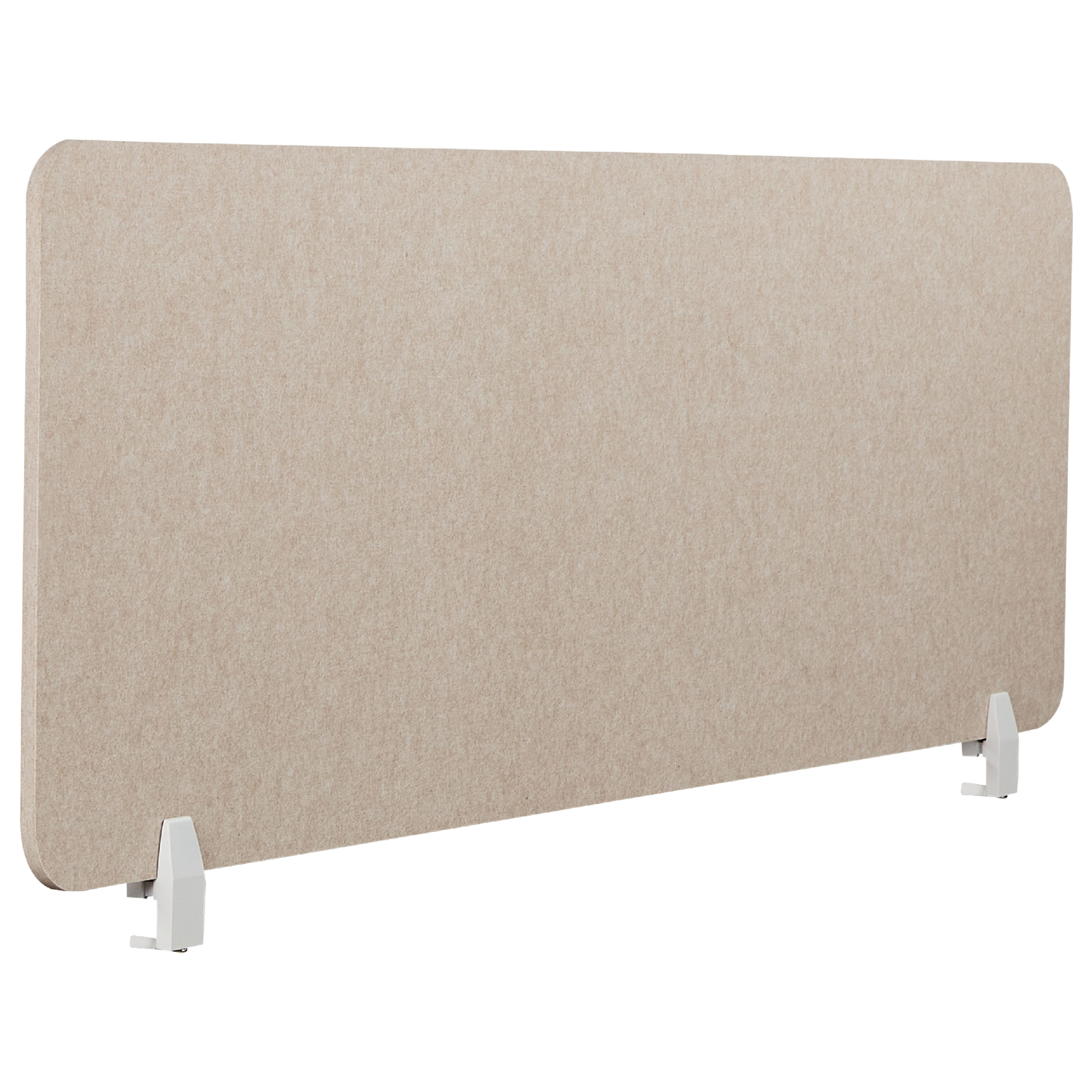 Skiljevägg för skrivbord SPLIT 160 x 50 cm Beige