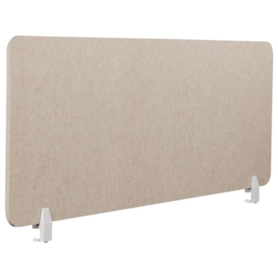 Skiljevägg för skrivbord SPLIT 160 x 50 cm Beige