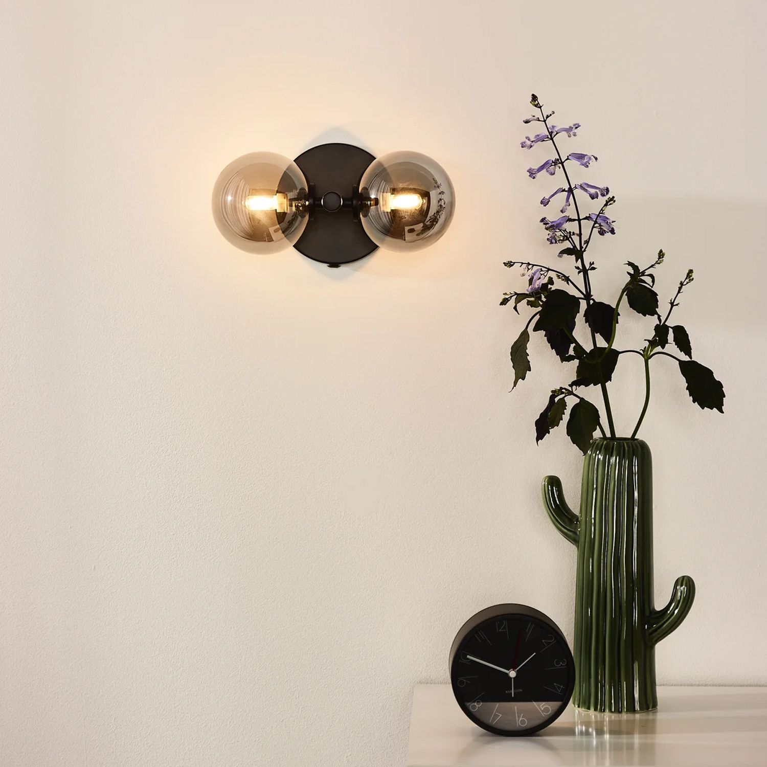 TOOLIGHT vägglampa APP1162-2W Svart 30x30x30cm