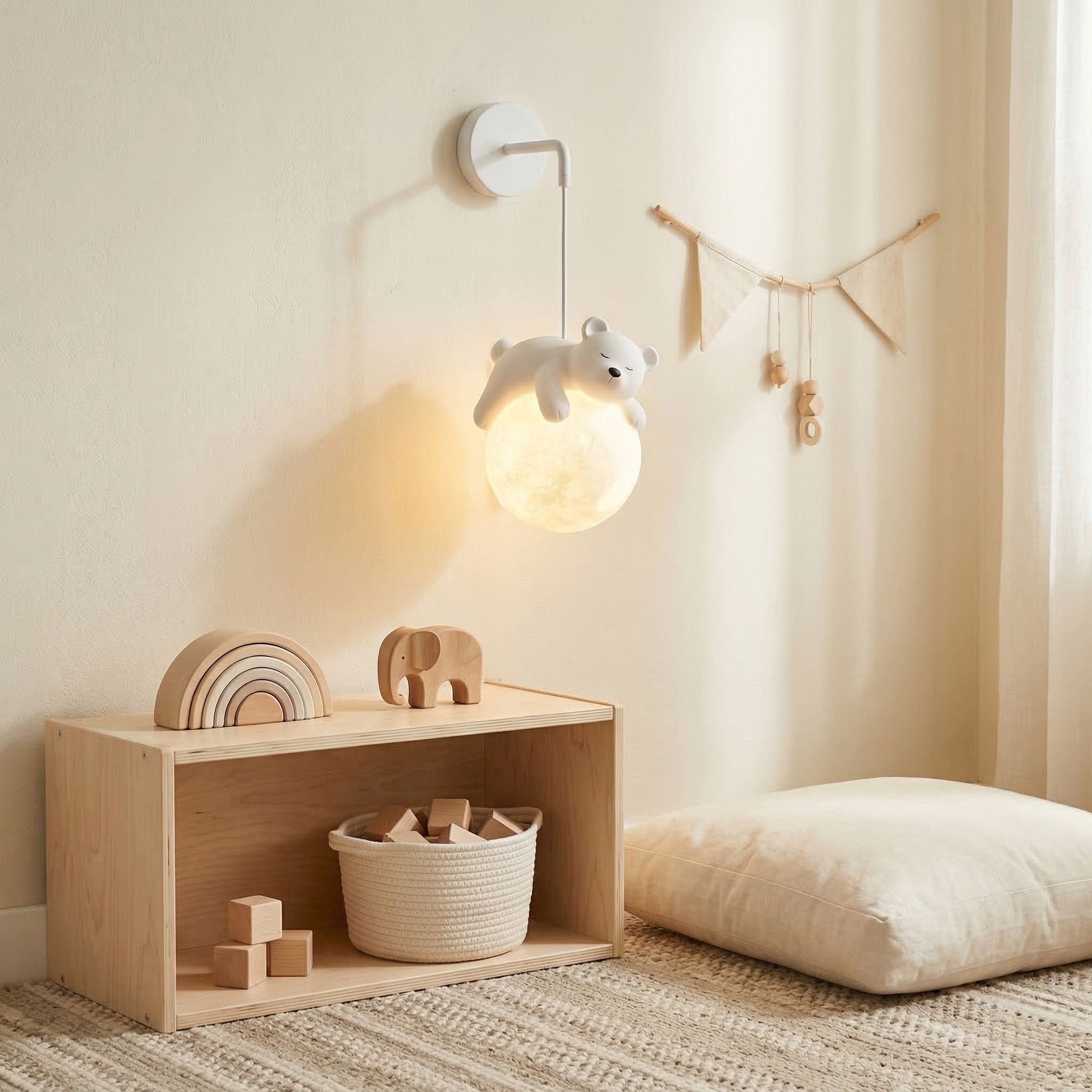 TOOLIGHT vägglampa G161-1W Vit 15x15x30cm