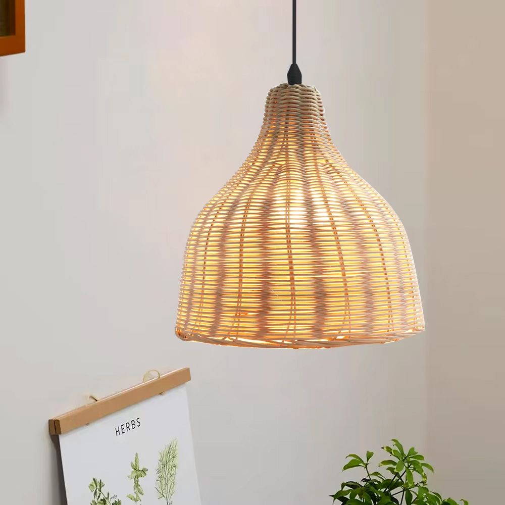 TOOLIGHT hängande taklampa APP1645-1CP BOHO Beige 26x26x26cm