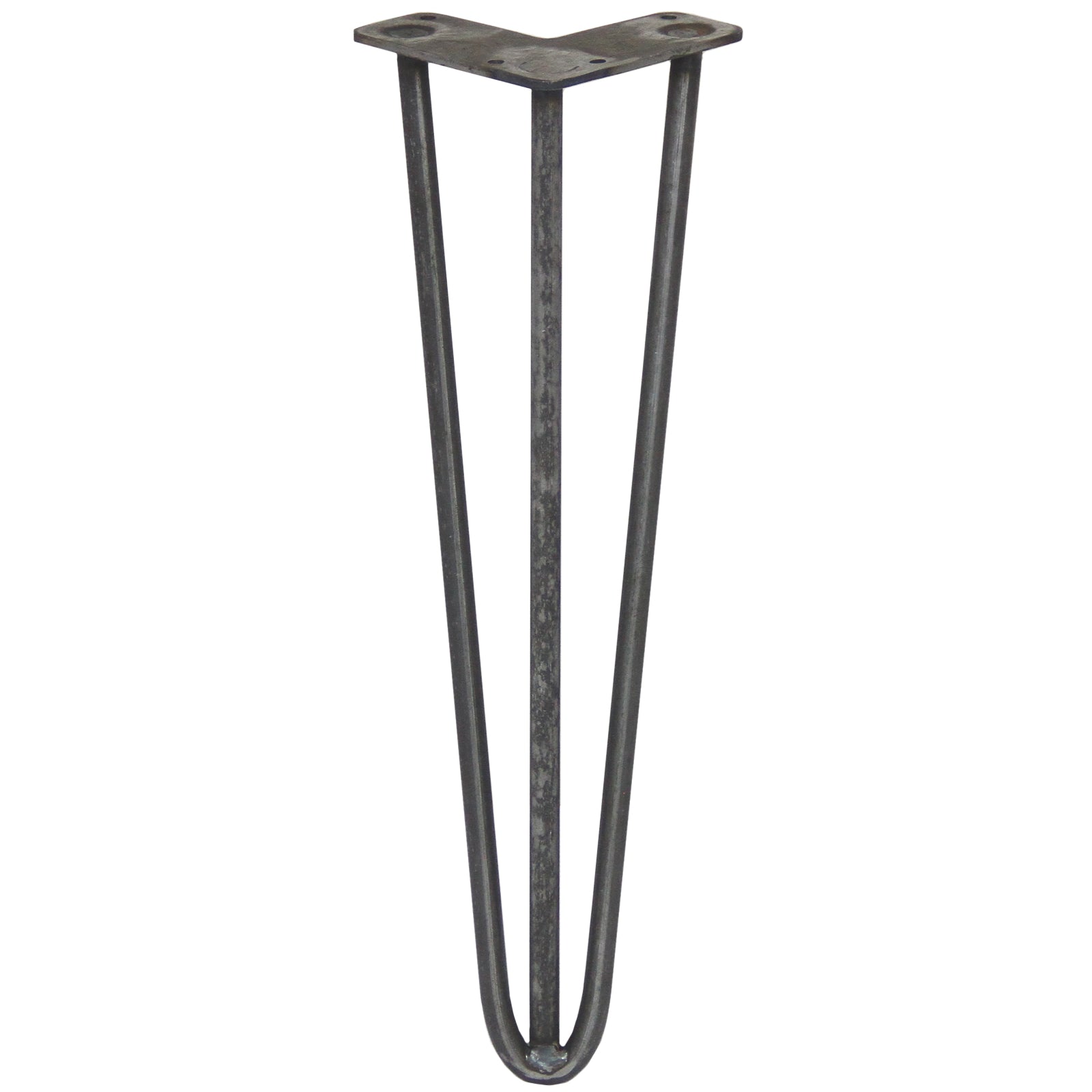 4 x 16" hårnålsben - 3 stift - 12 mm - råstål
