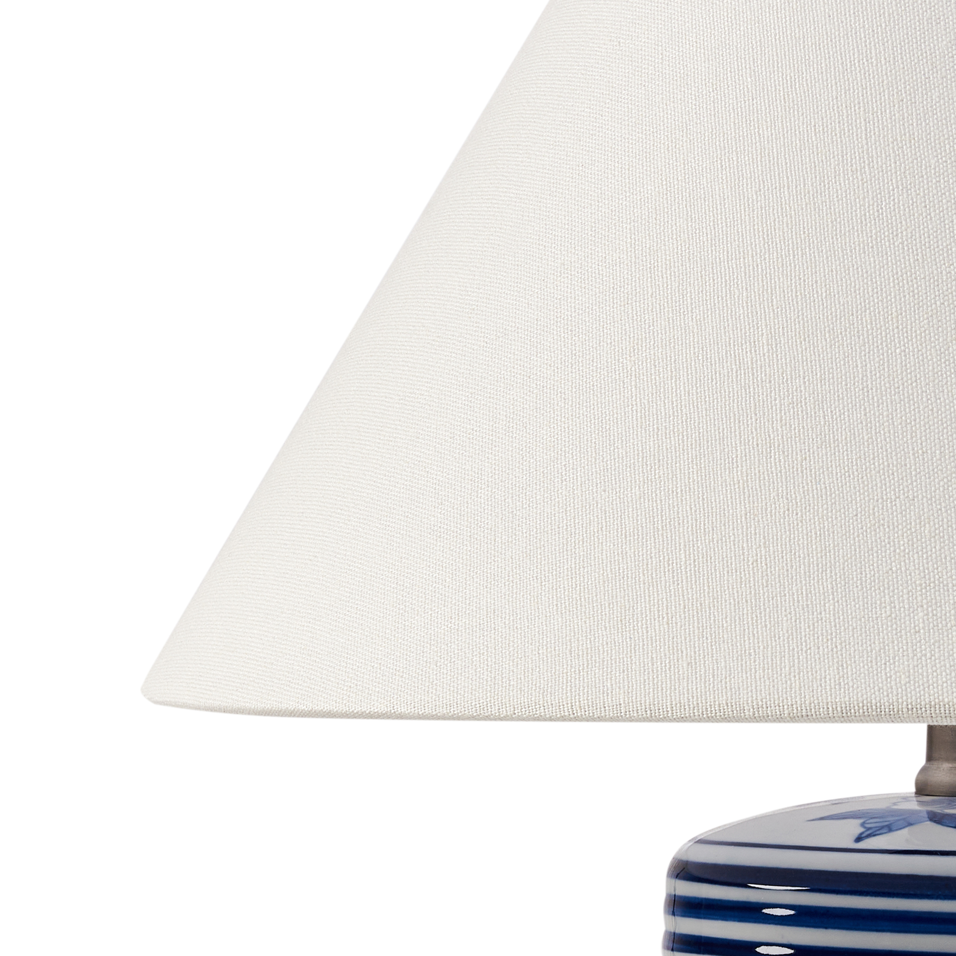 Bordslampa ARUNCA Porslin Vit/ Blå