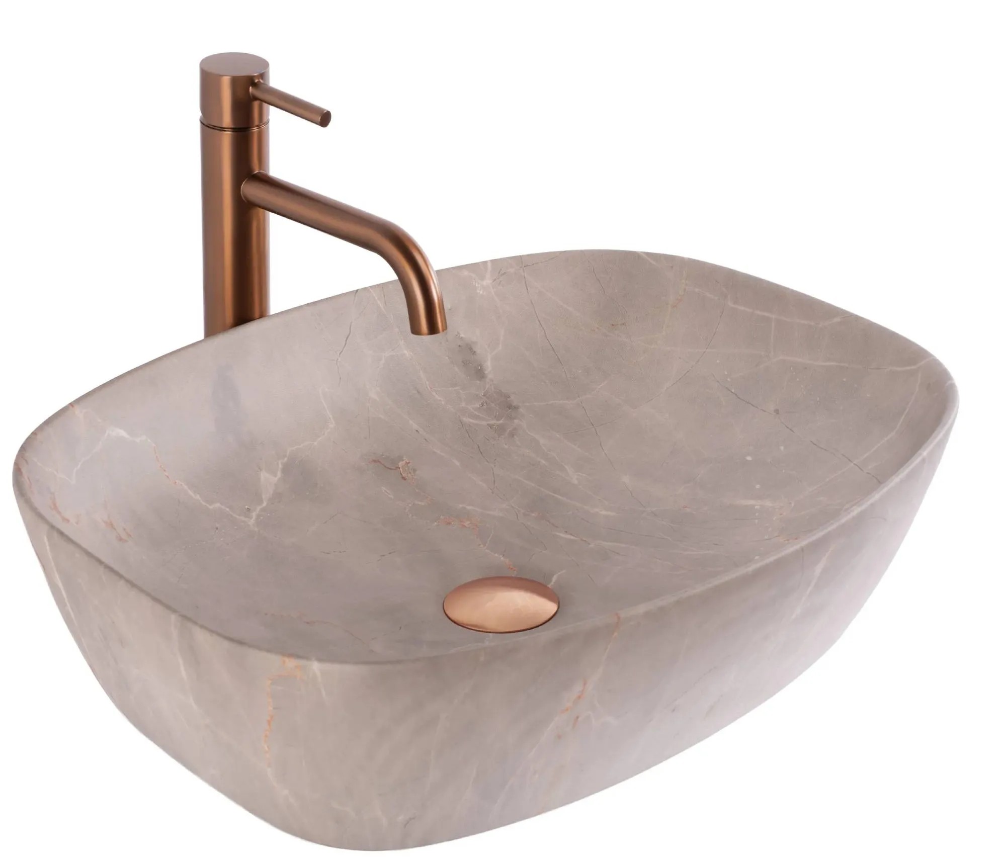 REA Bänkskål FREJA Beige, 51x39,5x14cm