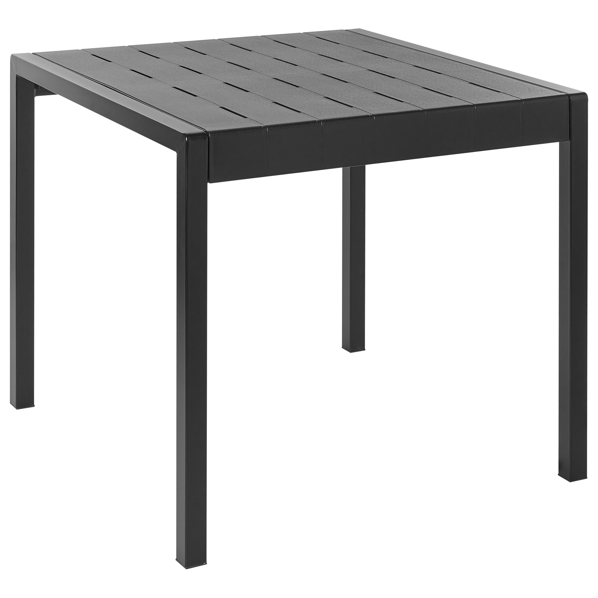 Trädgårdsmatbord BARTICA 81 cm 84 cm Svart