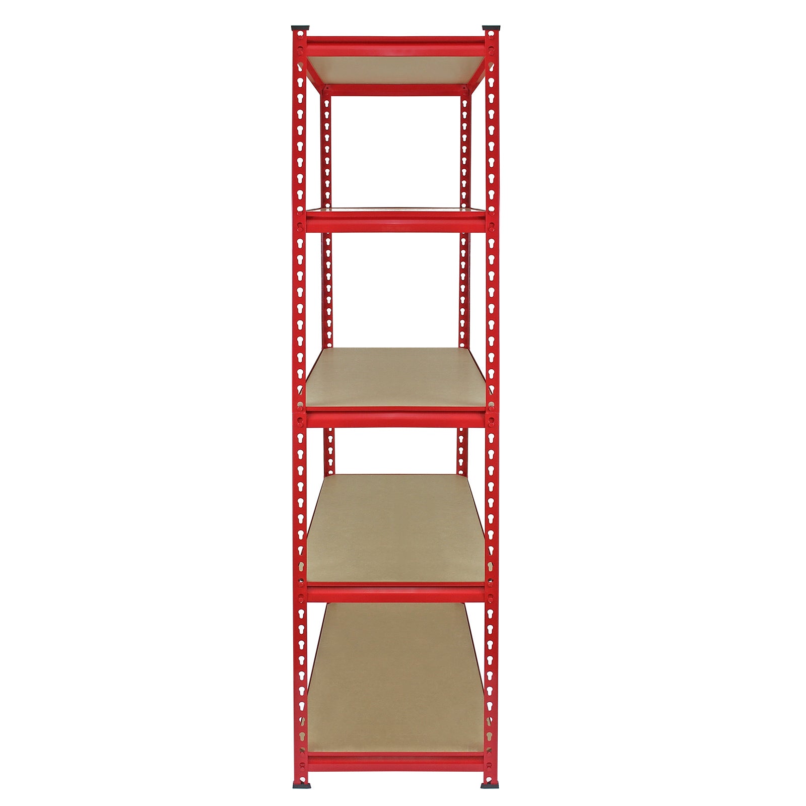 5 x röda Z-Rax garagehyllor 90 cm