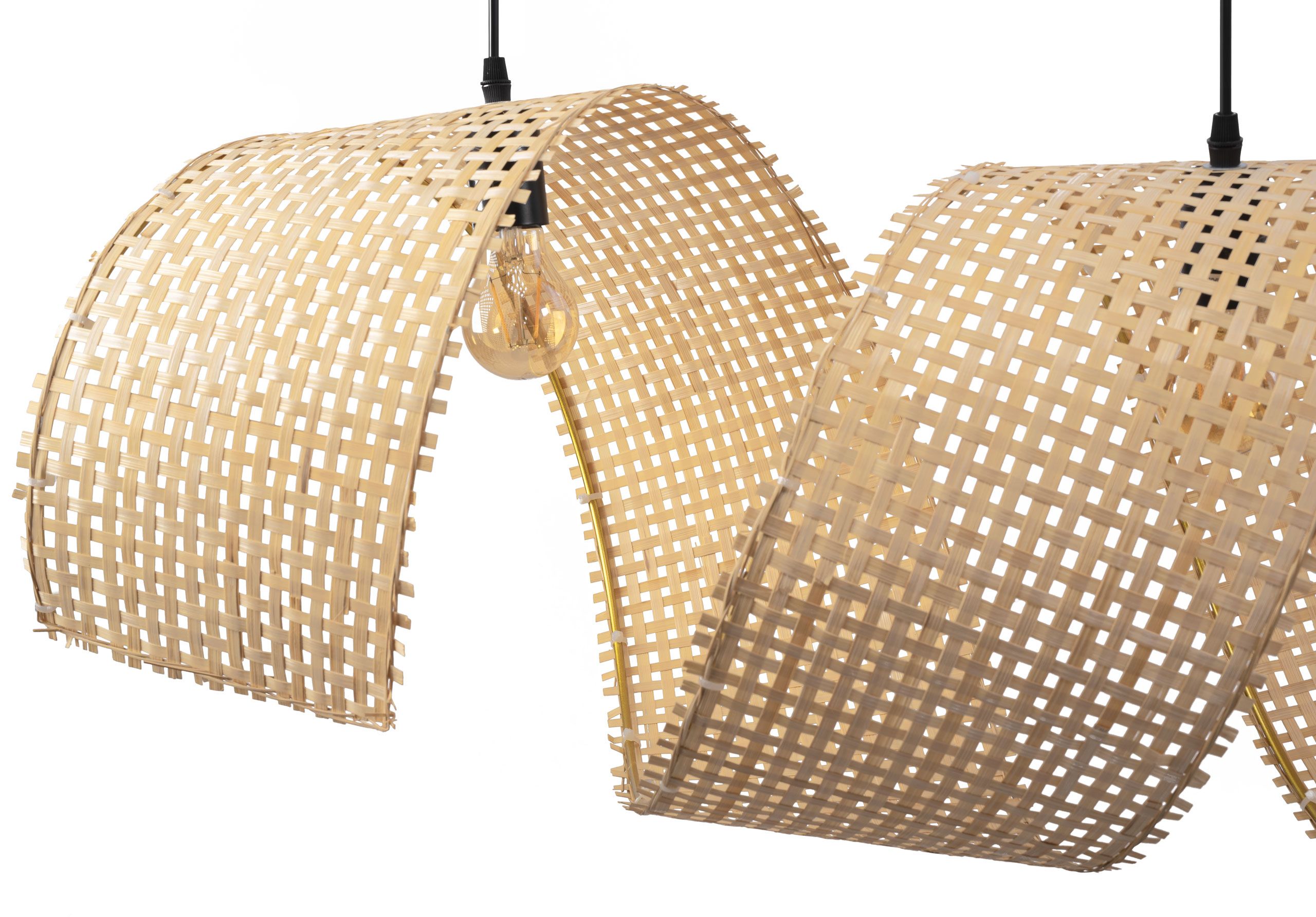 TOOLIGHT hängande taklampa APP1643-4CP SPIRAL BOHO 160CM Beige 160x35x95cm