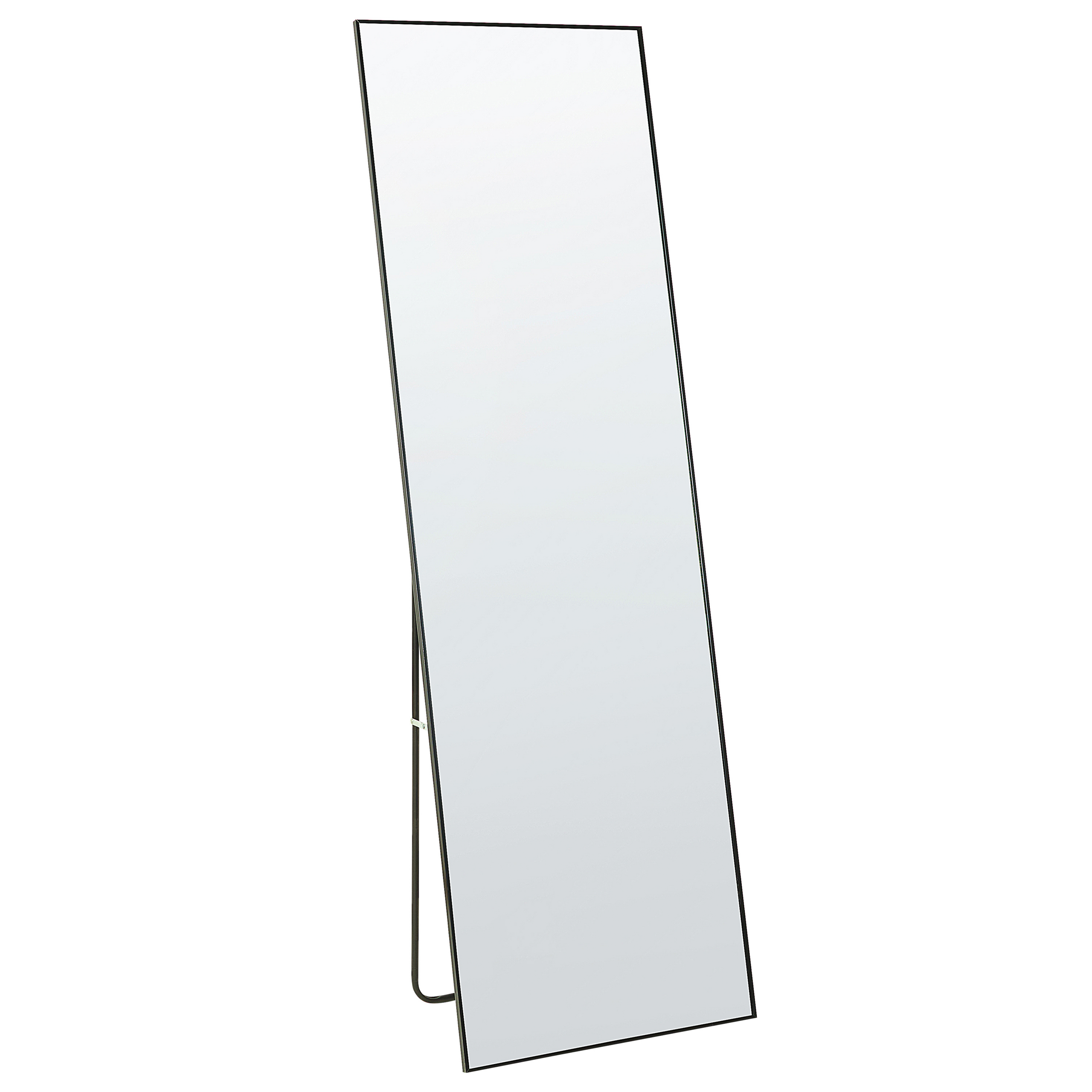 Golvspegel BEAUVAIS 156 cm Metall Svart
