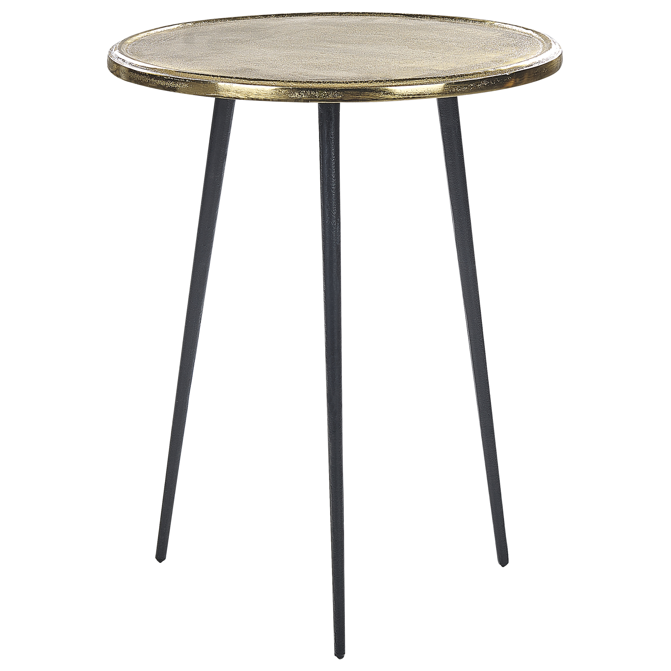 Sidobord TELFER Metall Guld