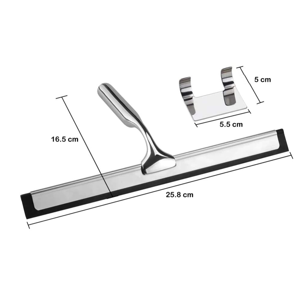REA Duschskrapa YZ-G04 Krom, 16,5x25,8x3,5cm