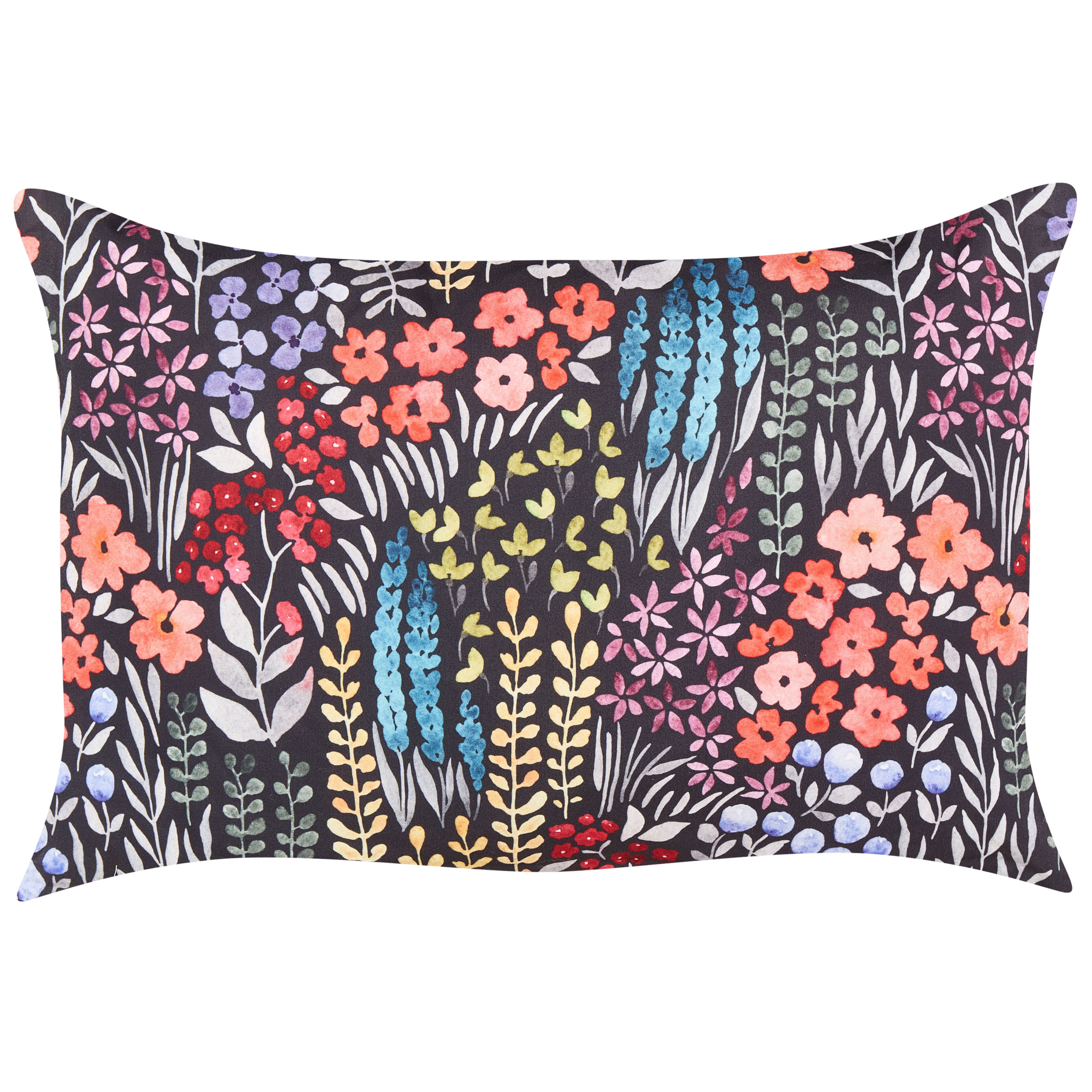 Set med 2 utomhusdynor CASTELARO Blommigt tryck 40 x 60 cm Flerfärgad